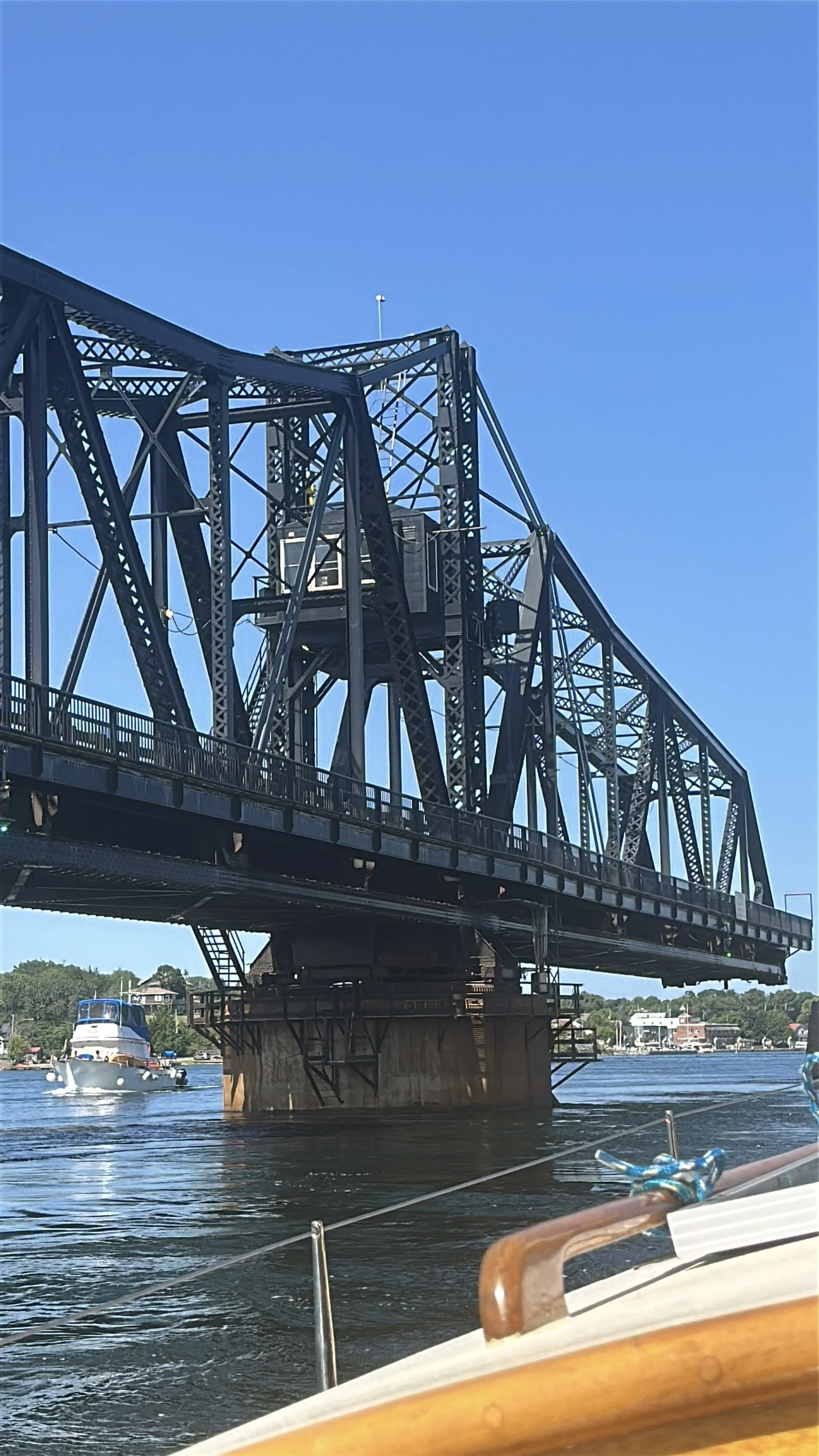 Going past the bridge