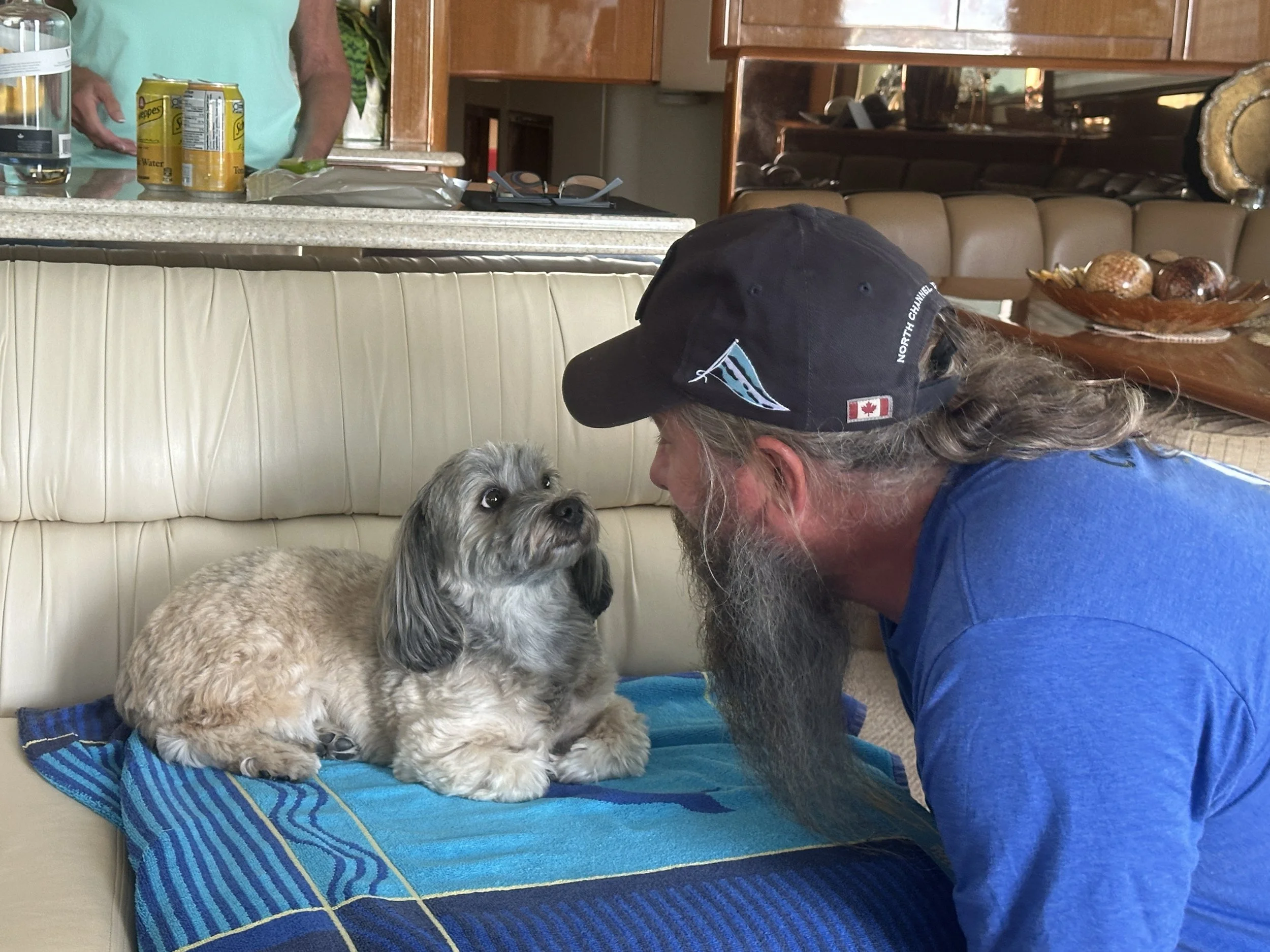 Captain and Gracie (ha! That look!)