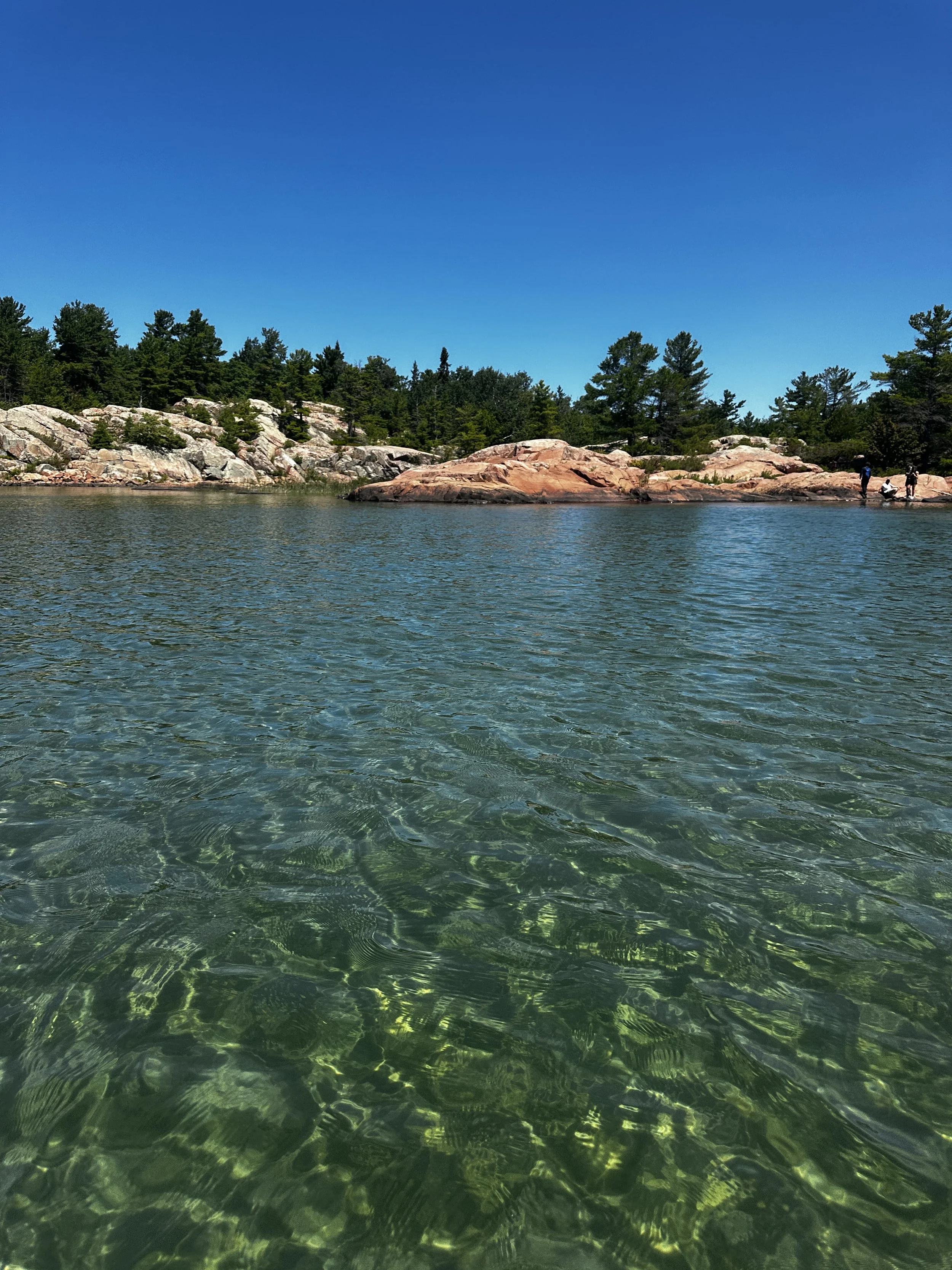 Crystal waters of Lake Huron
