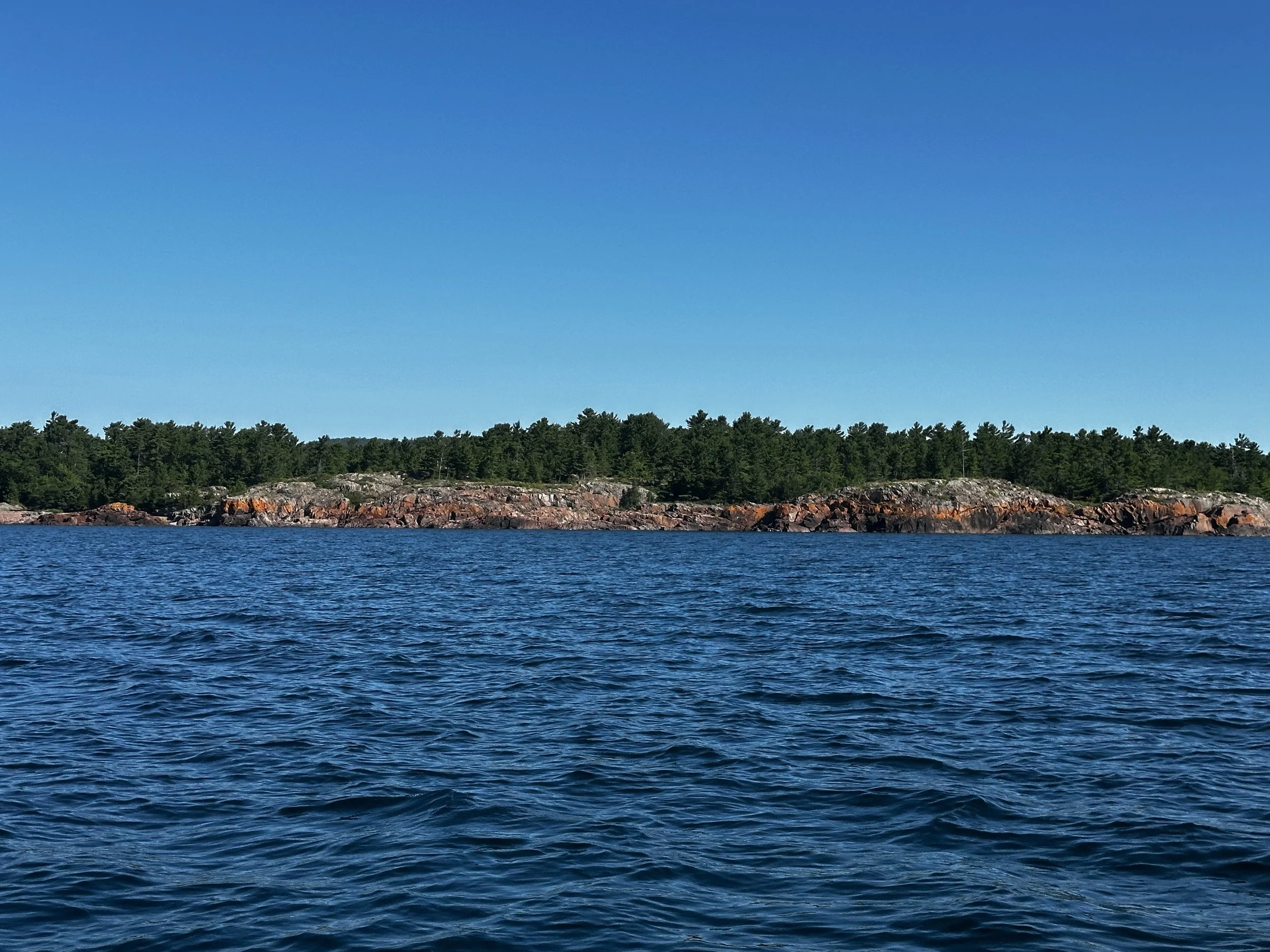 View from motorsail