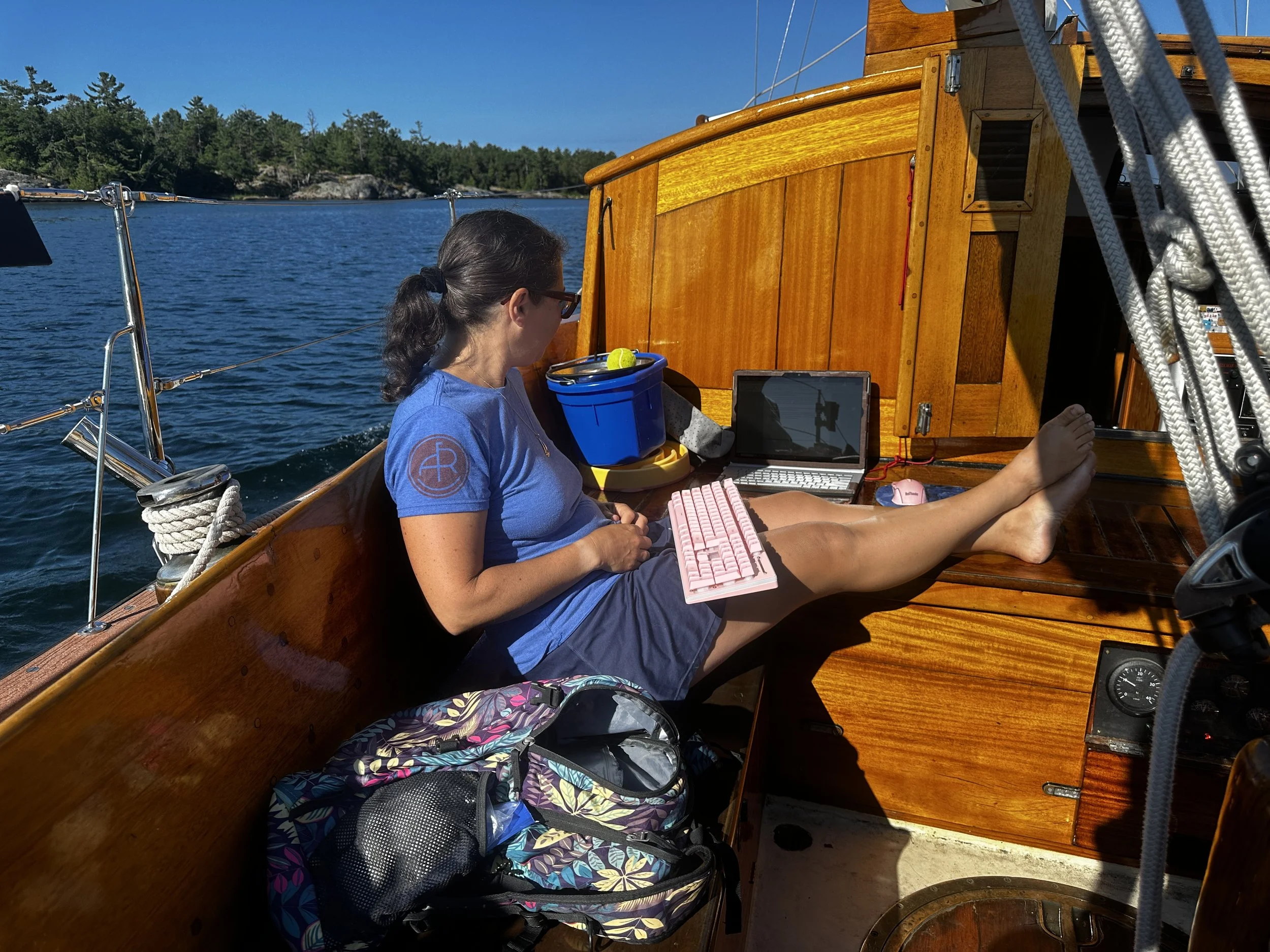 "Working" at sea