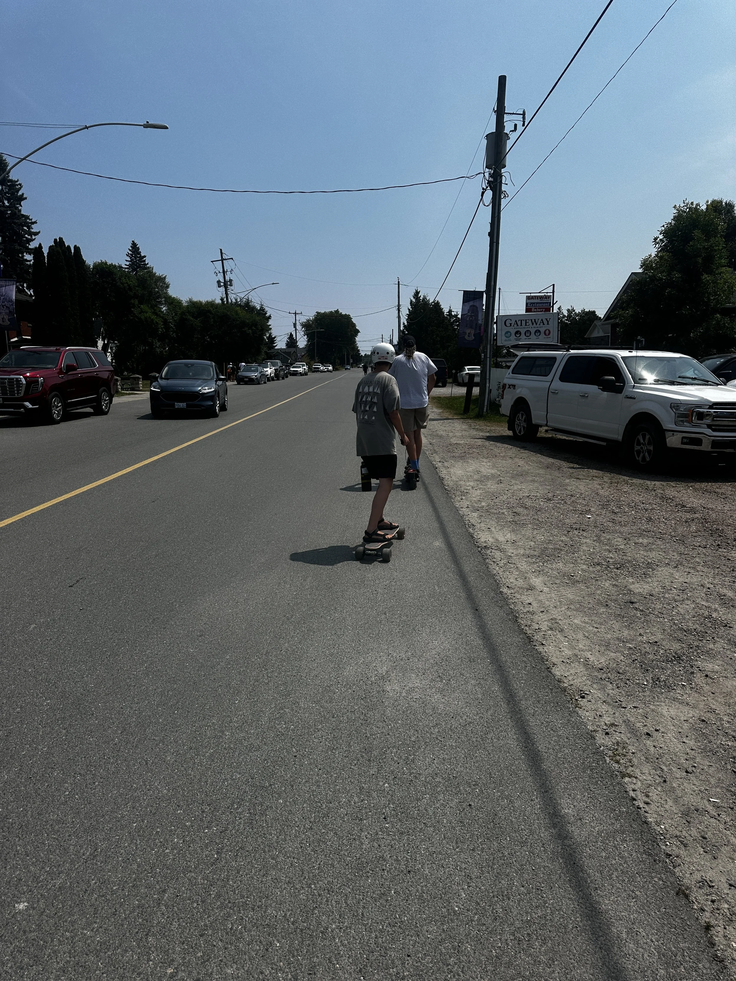 Riding through Killarney