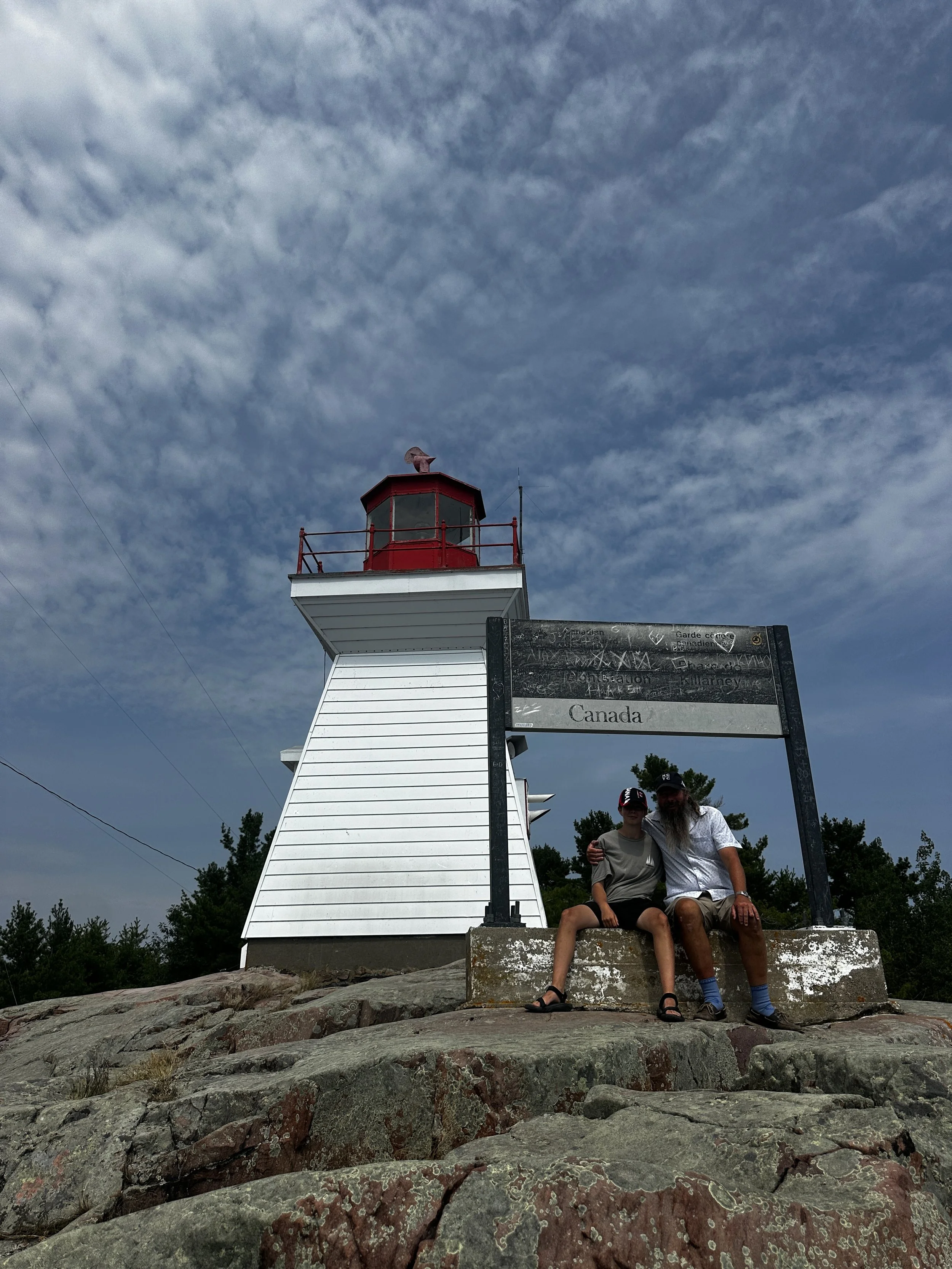 Chilling at the Killarney Lighthouse
