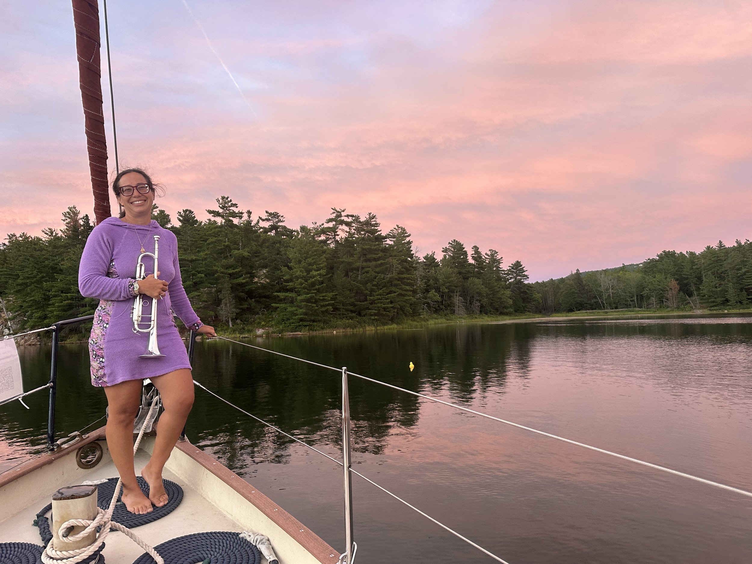 Matching the sunset