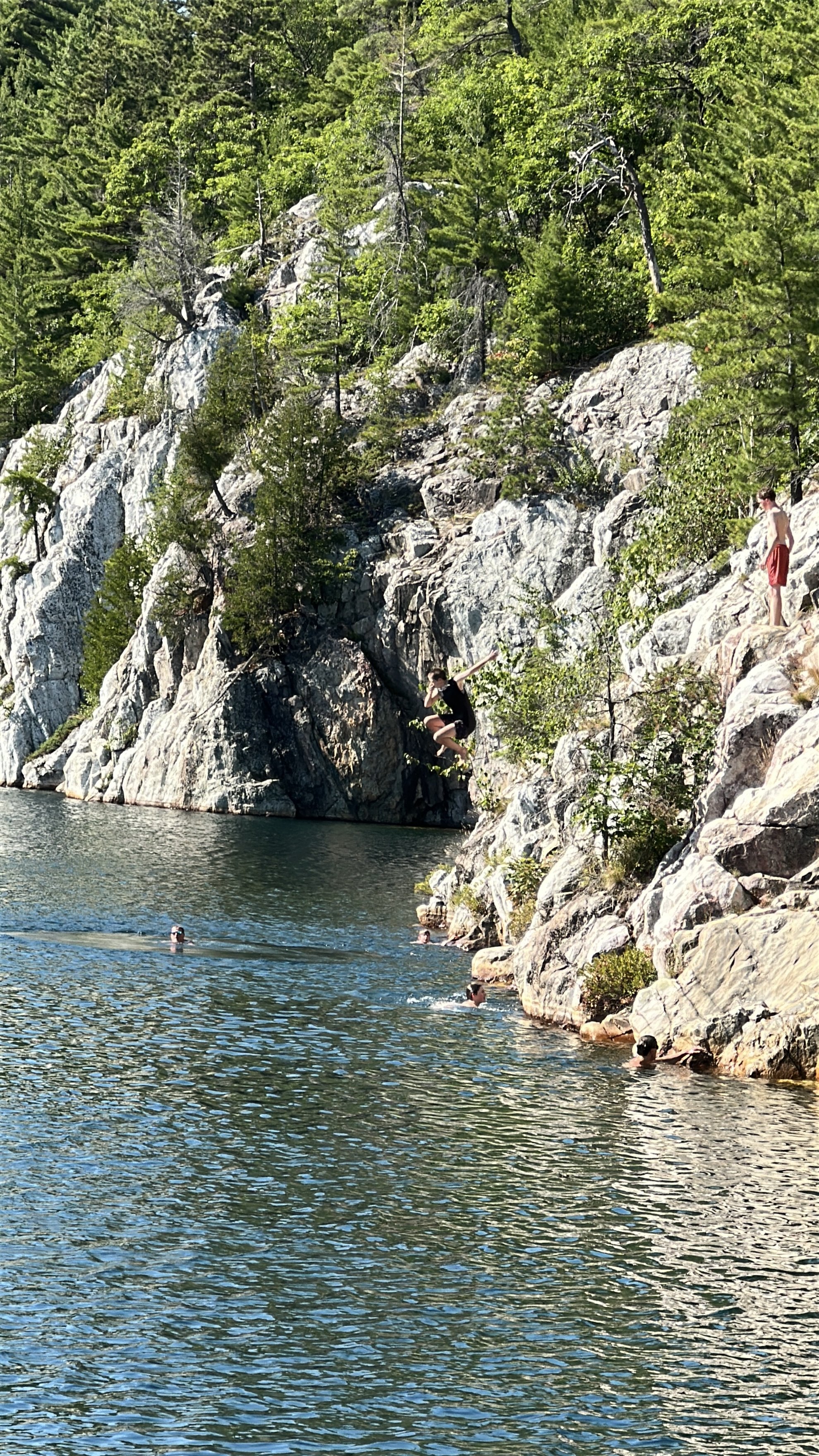Cory cliff jumping