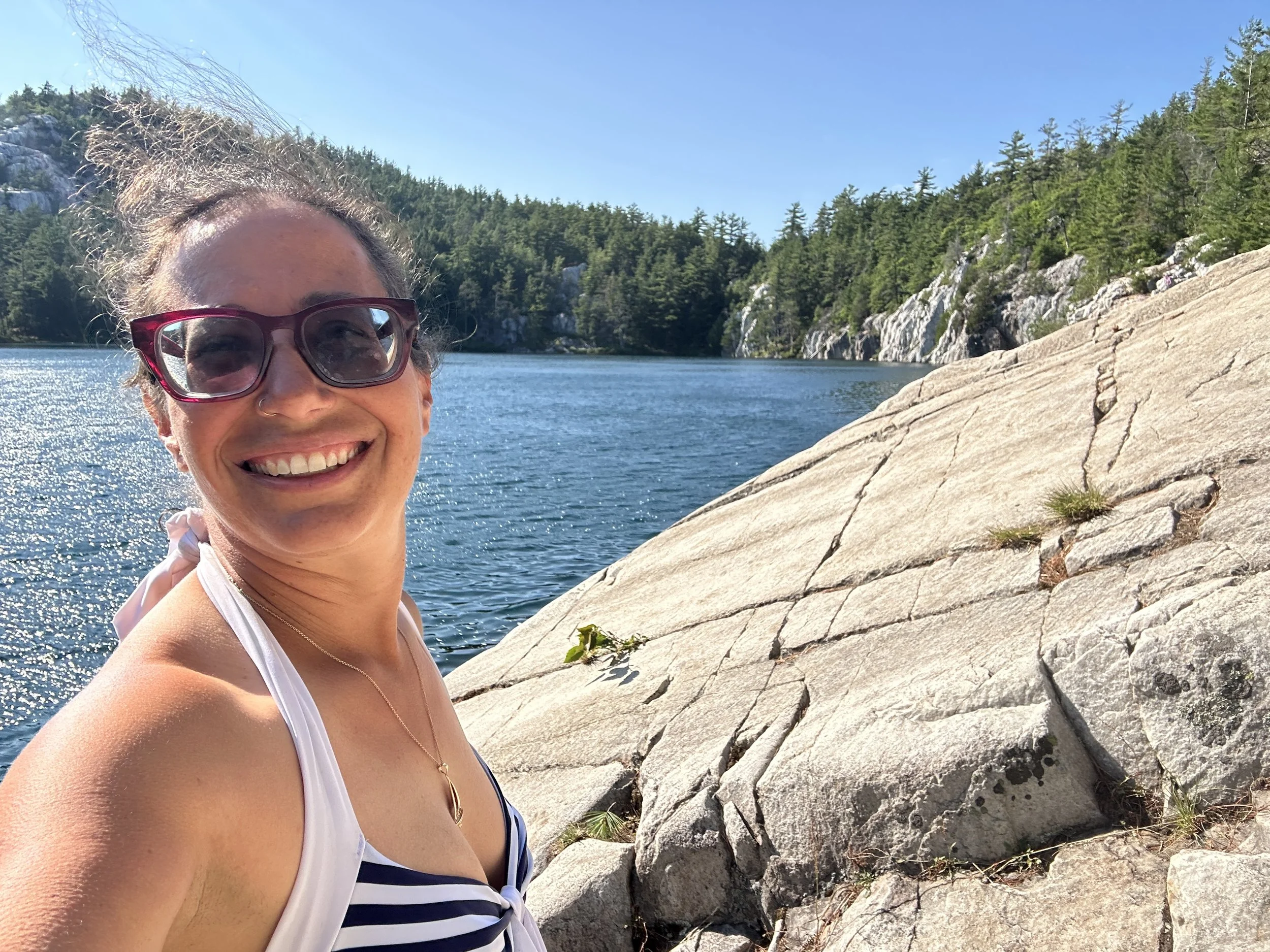 Lake selfie