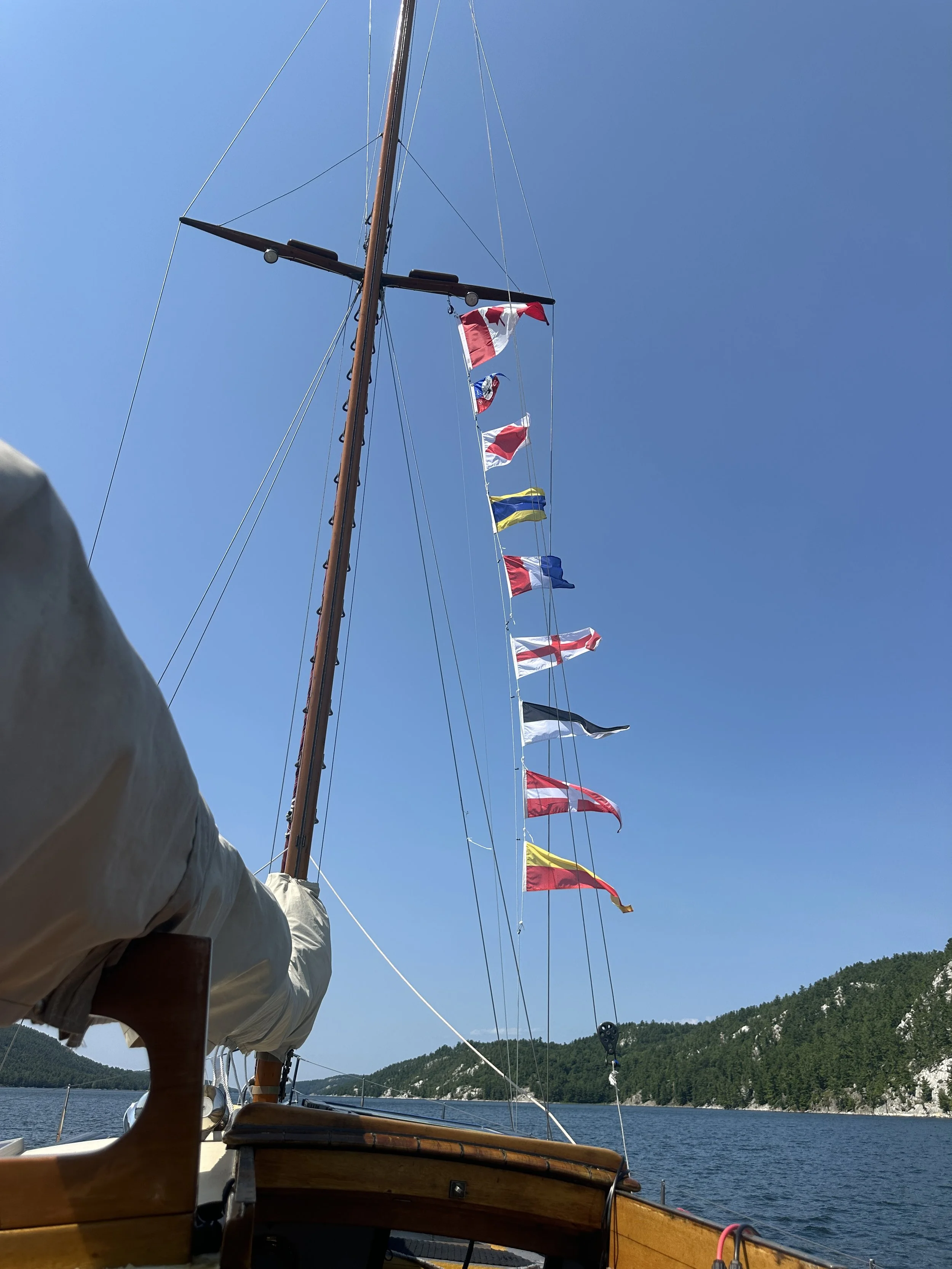 Our flags flying proud