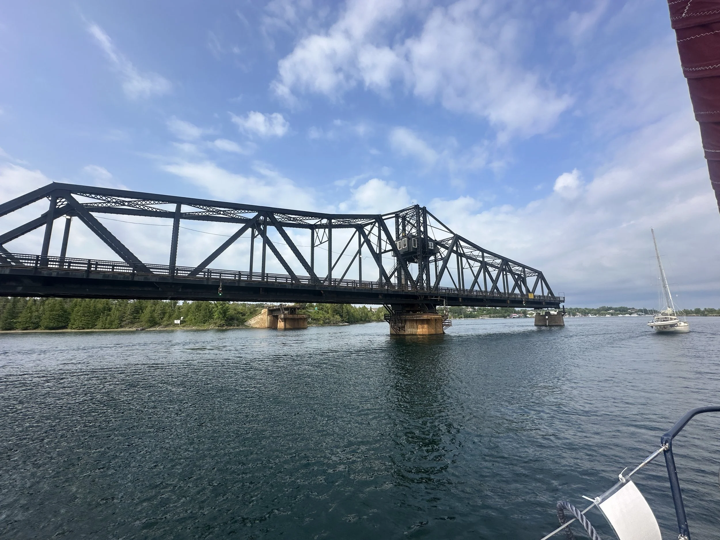 Last time through the Swing Bridge