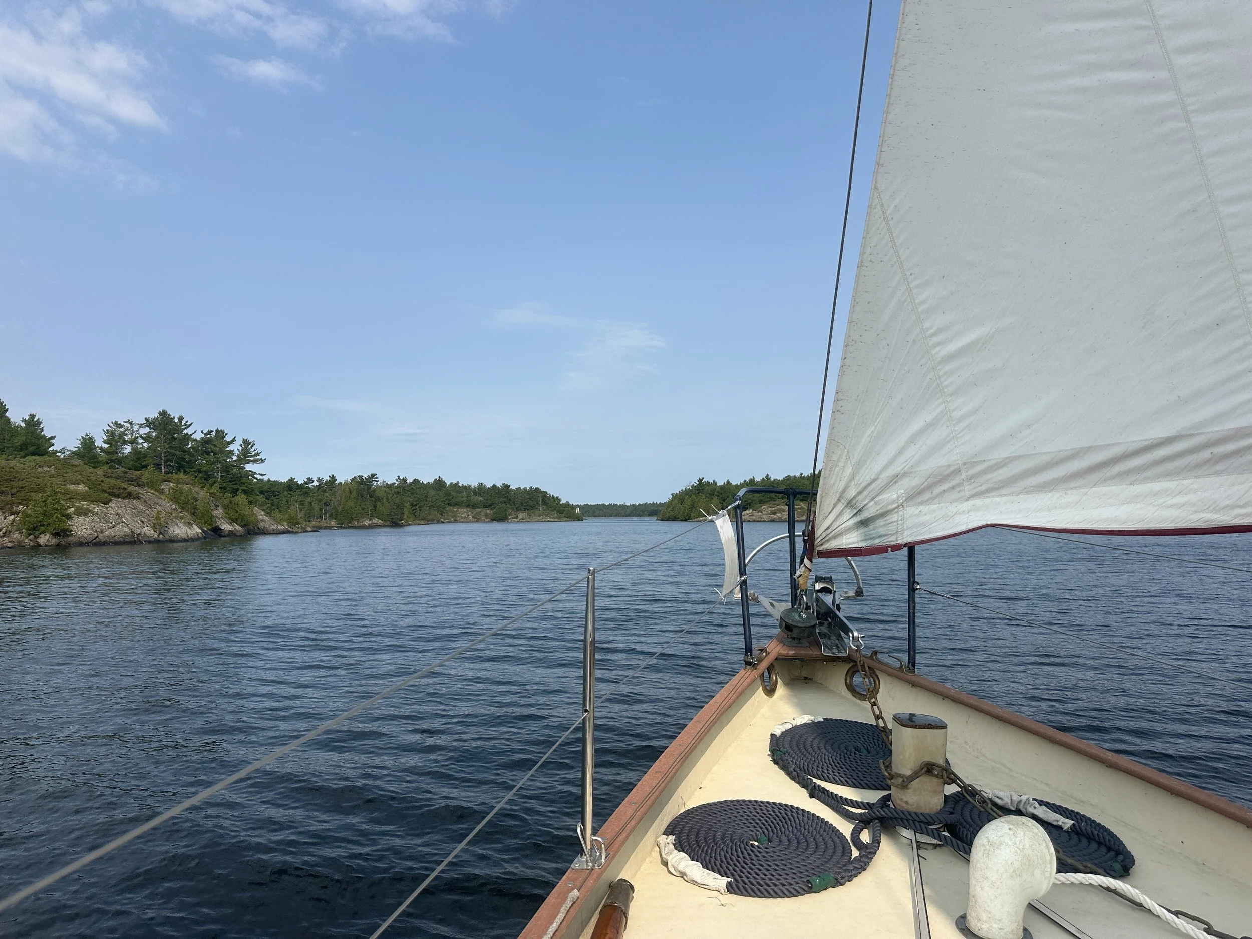 Entering Little Detroit passage