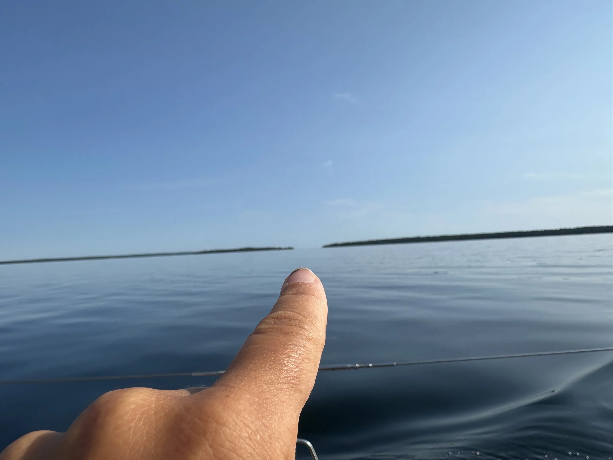 Canada on the right, USA on the left