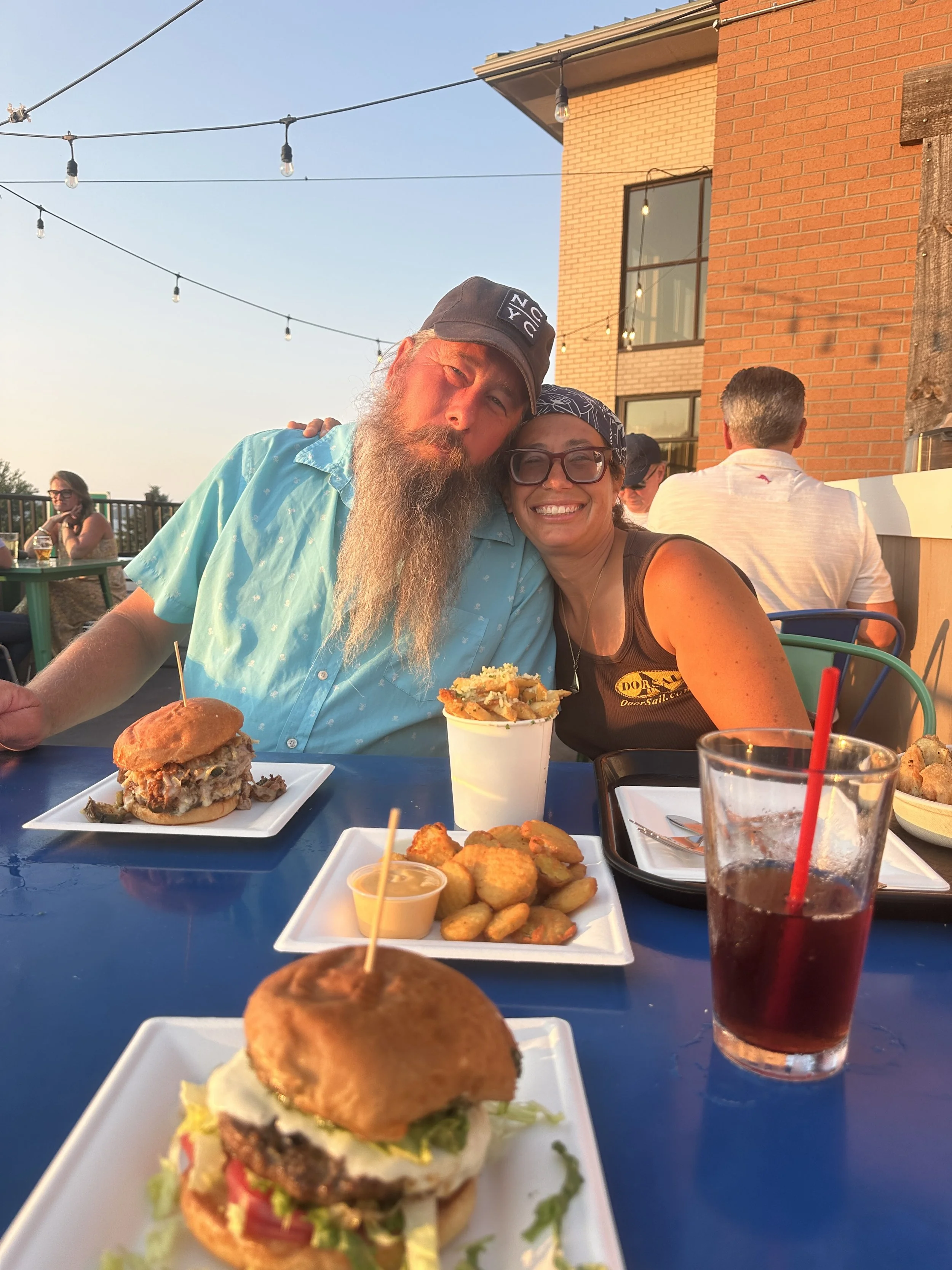 Golden hour dinner