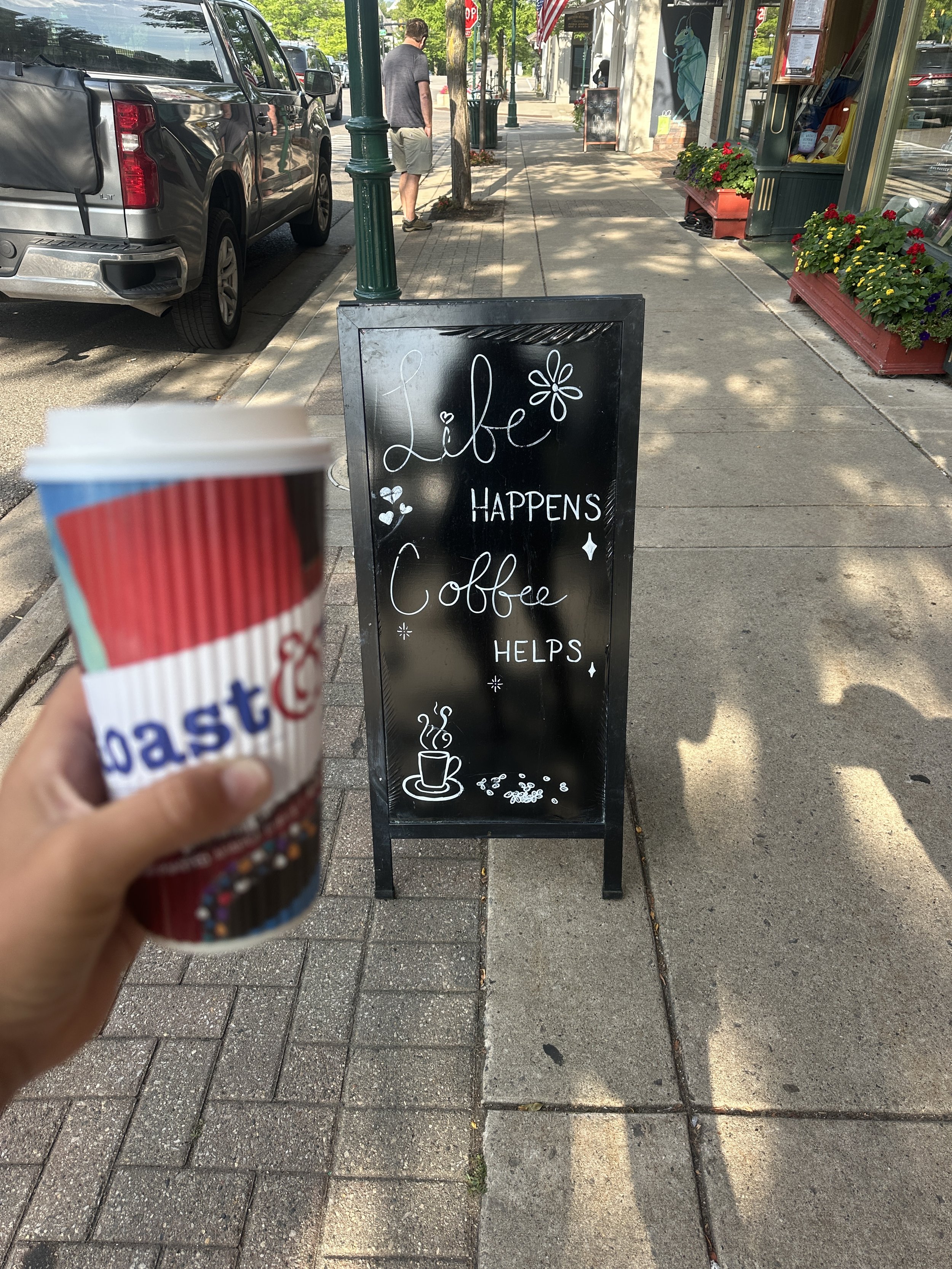 Coffee sure does help