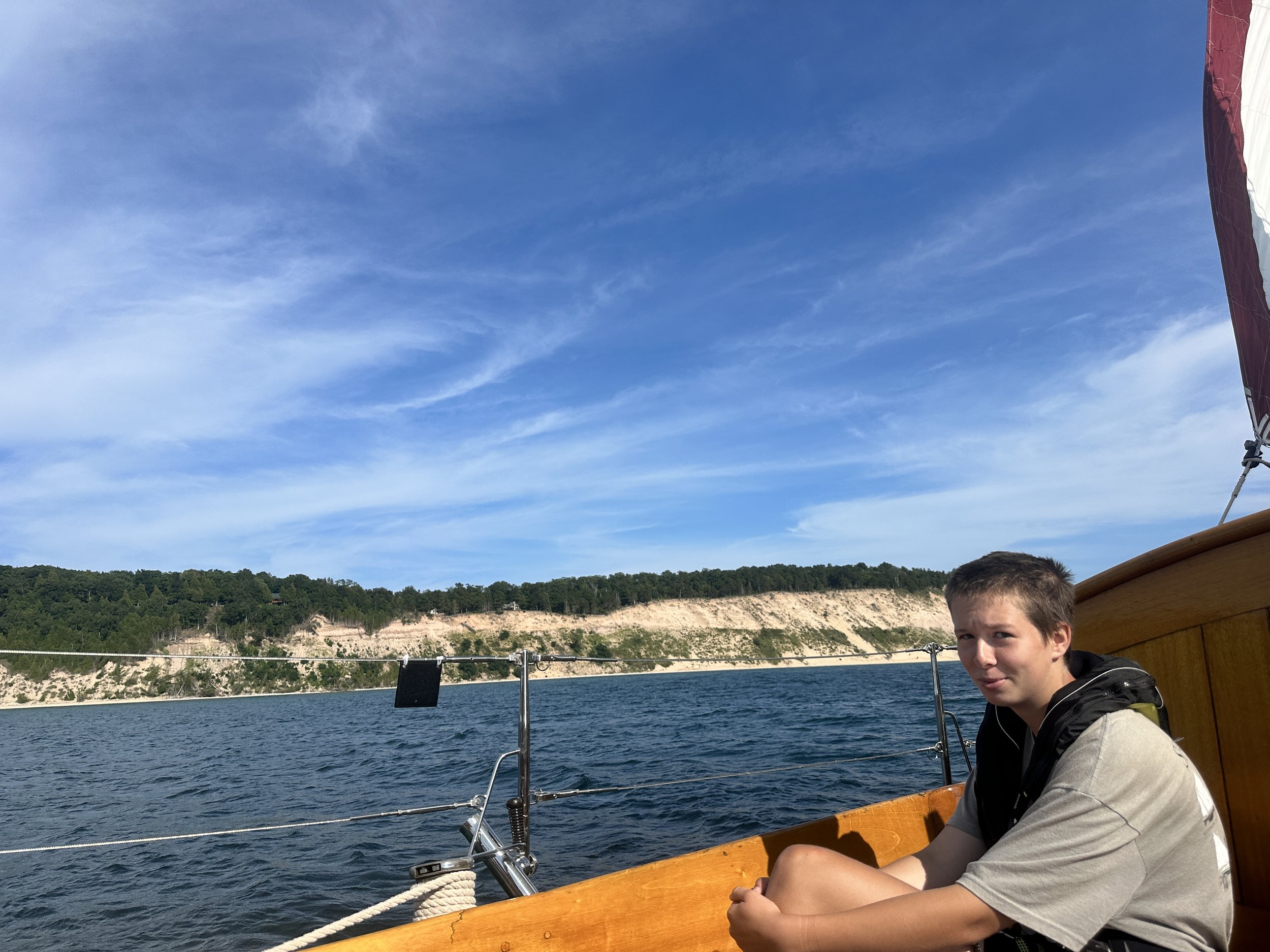 Cory enjoying the views