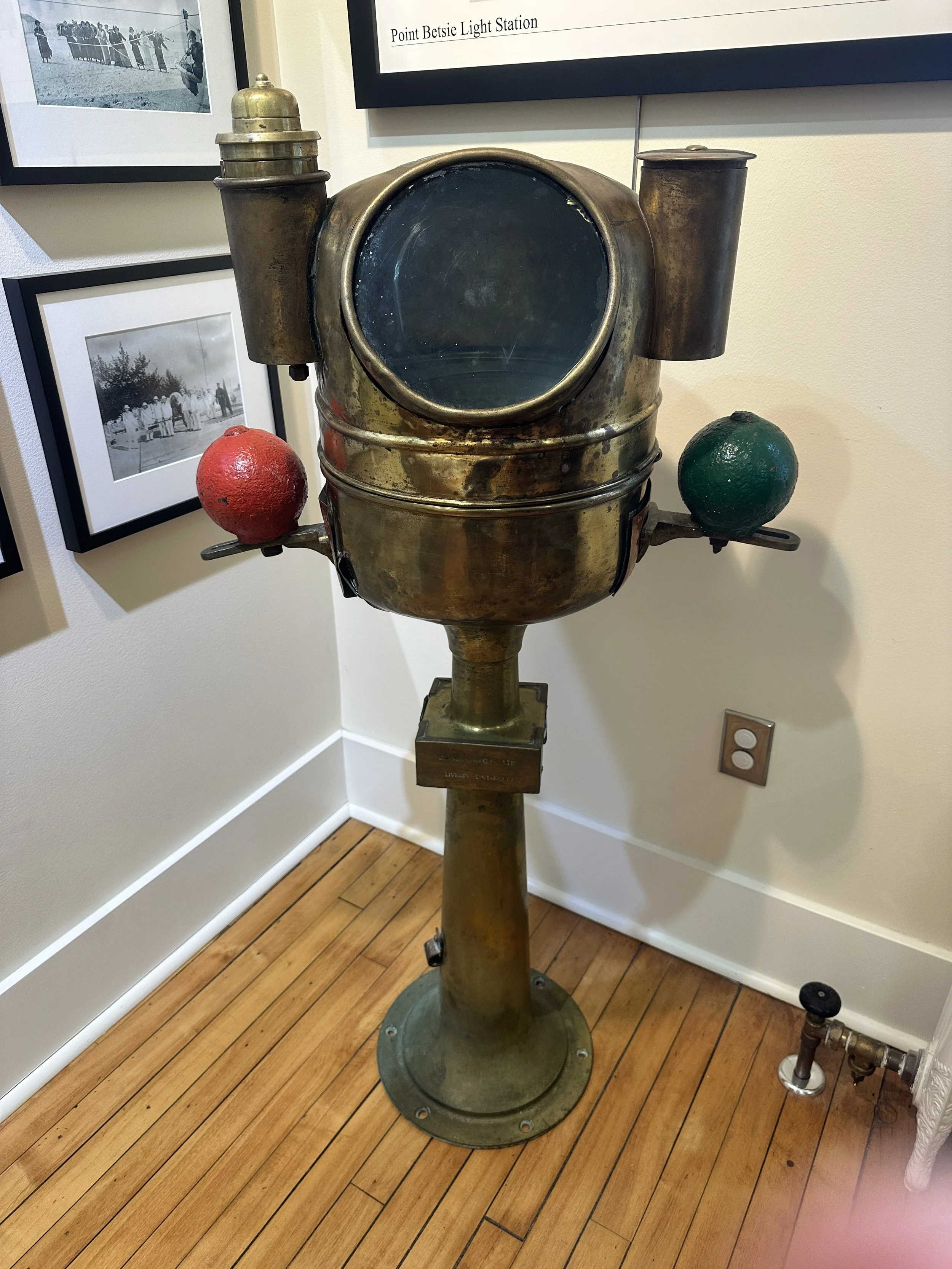 Old ship compass. We have a similar (smaller) one at home