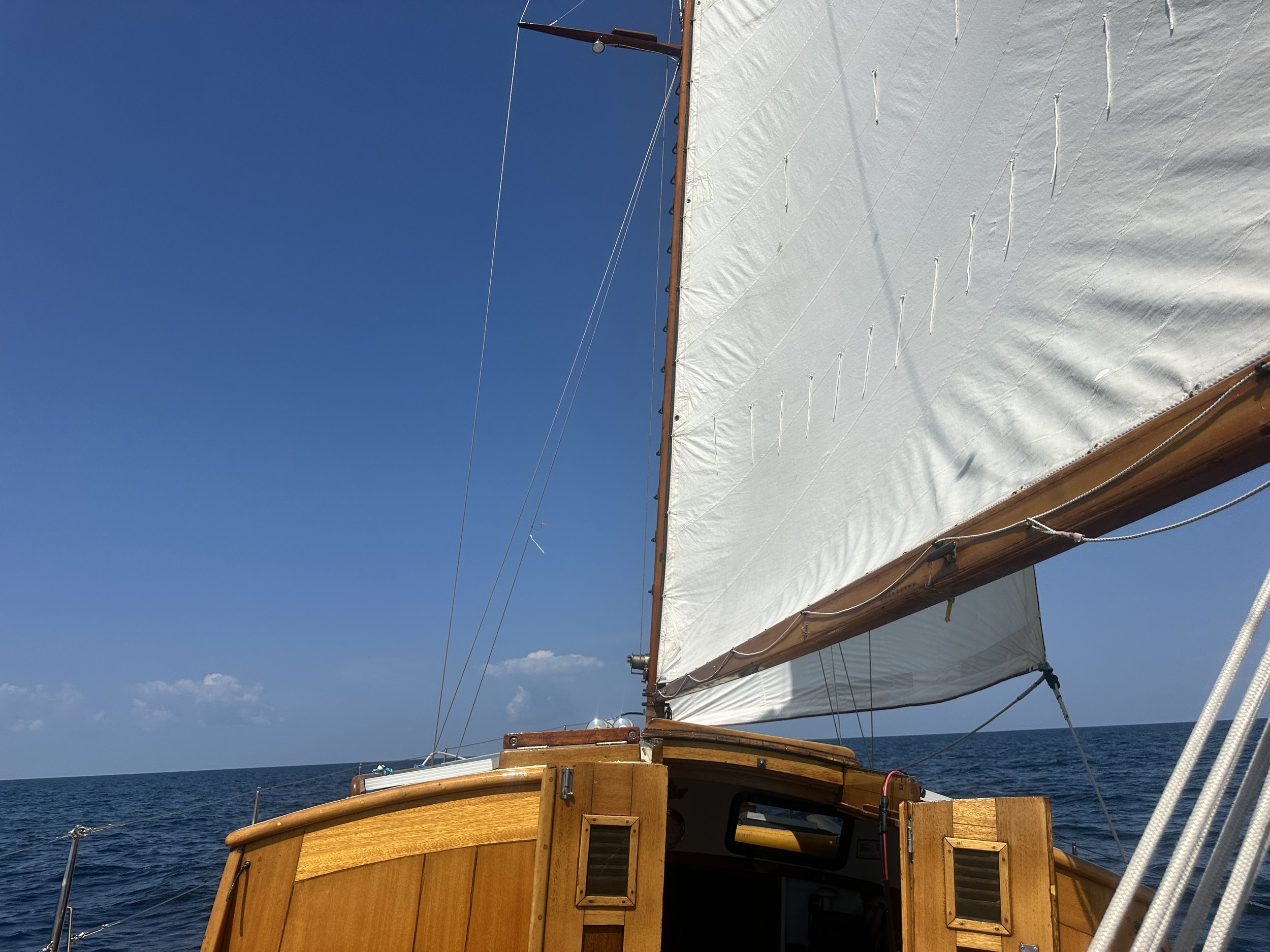 Open water and sails