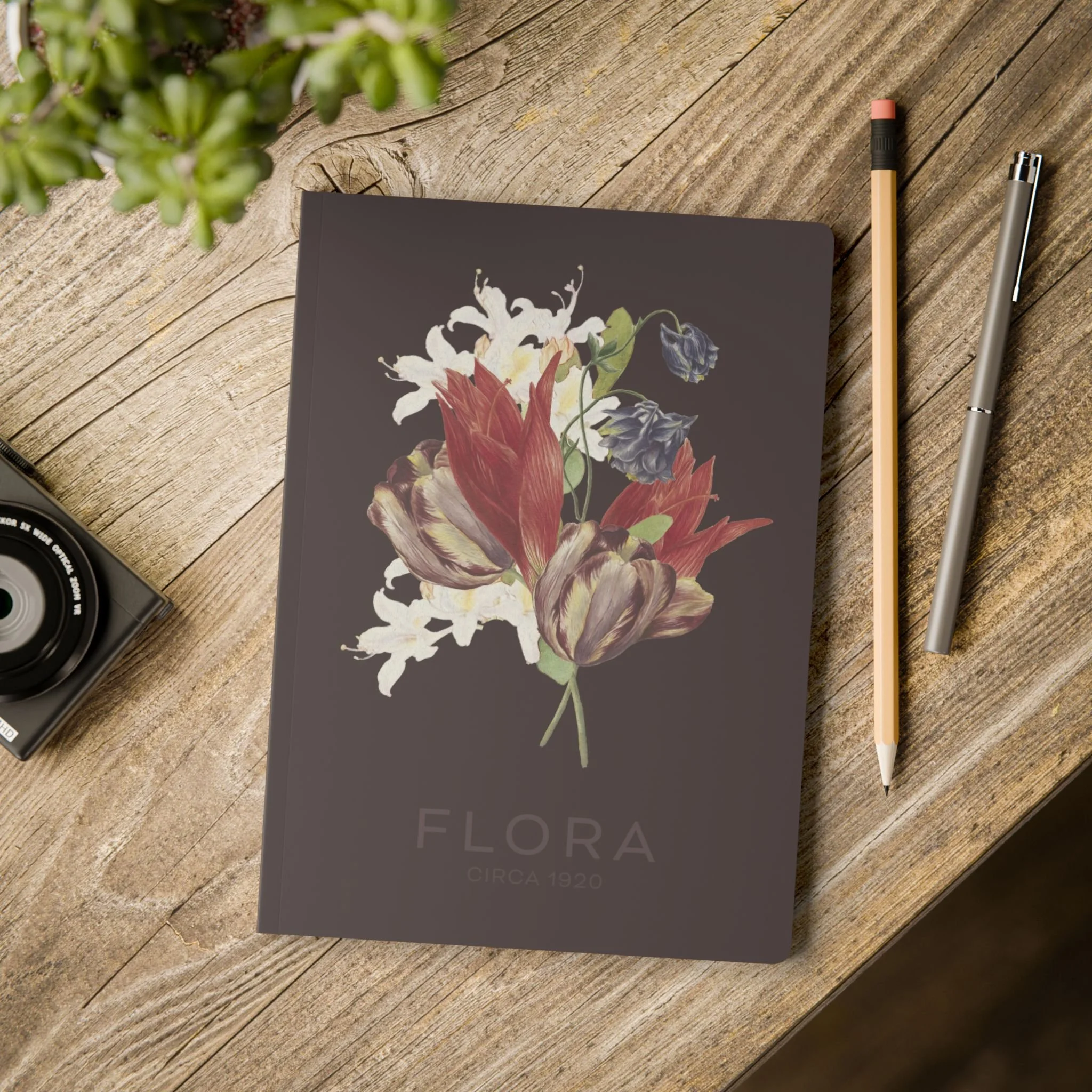 Wild Fern Creative Flora Vintage Botanical Softcover Journal