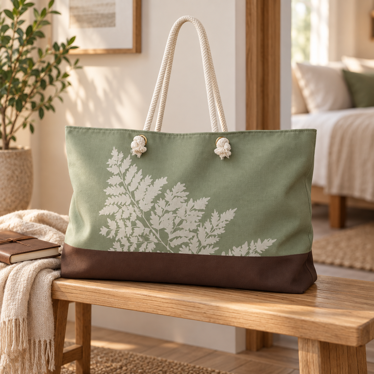 Sagewood Fern Weekender Bag
