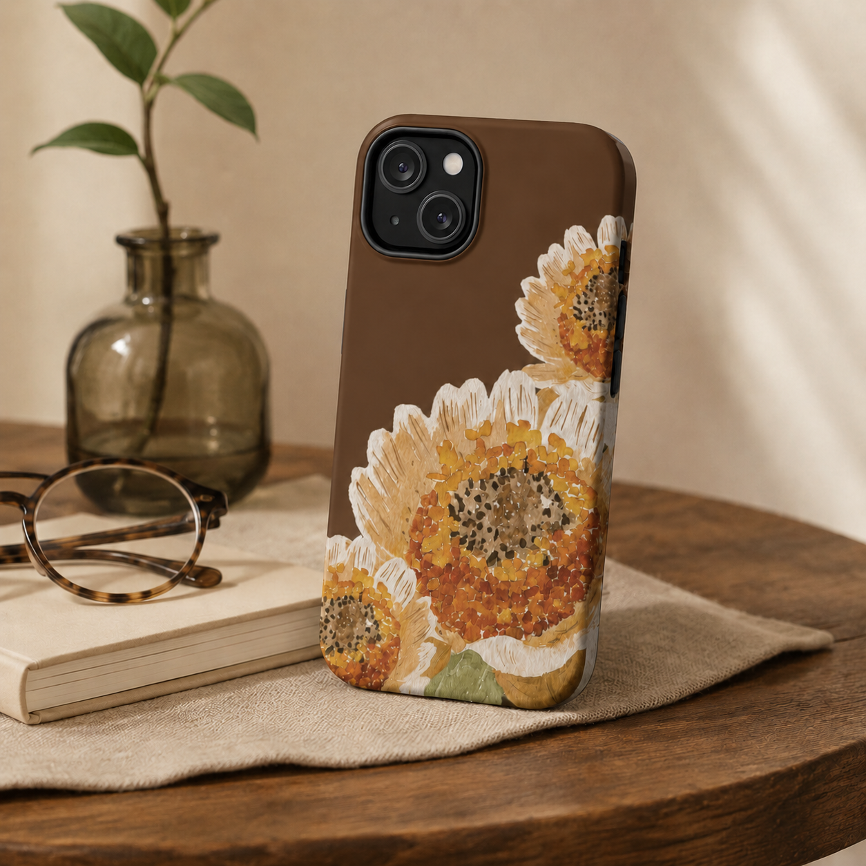Amber Bloom Floral MagSafe® Phone Case