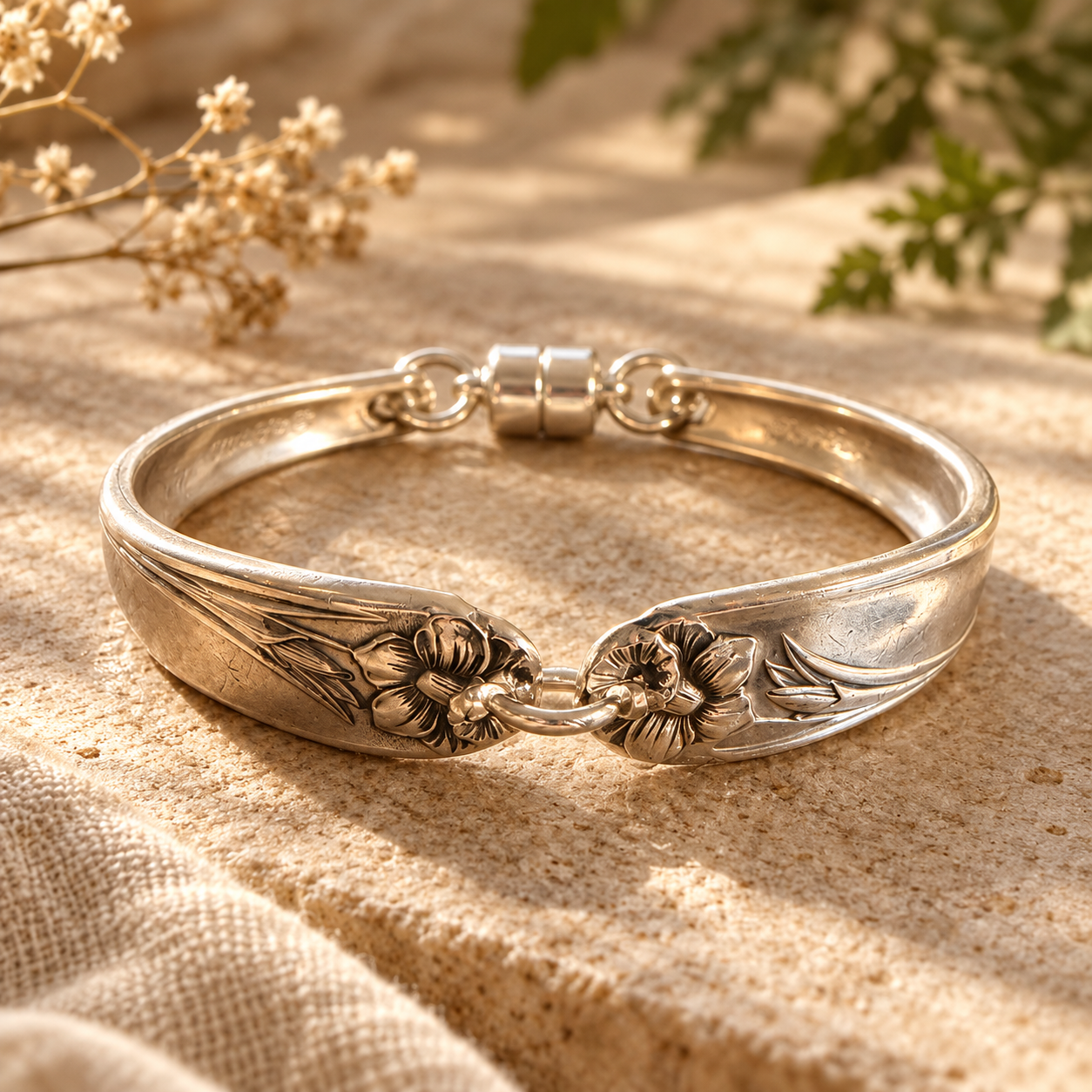 Floral Magnetic Bracelet - 2.png