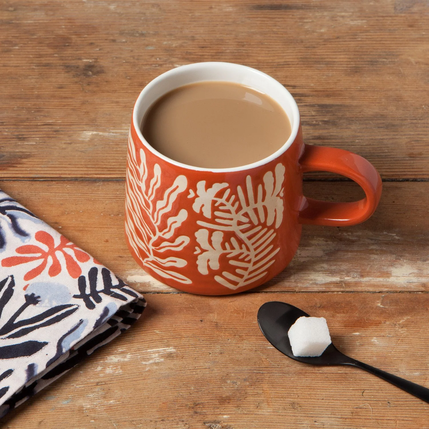 Entwine Imprint Stoneware Mug 12 oz