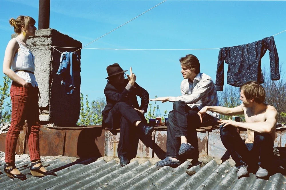On the roof of Lubja