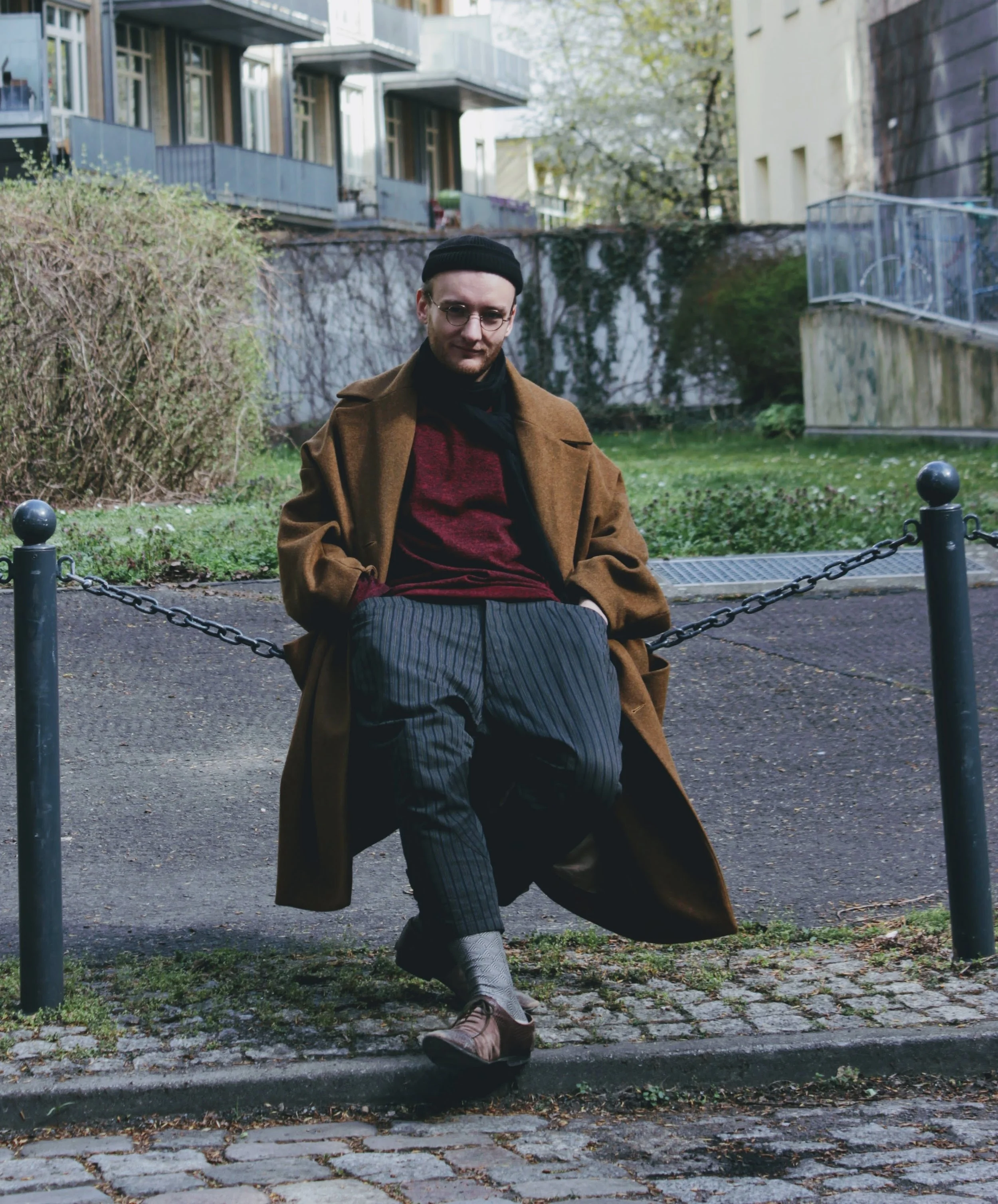 The artist as a young man.