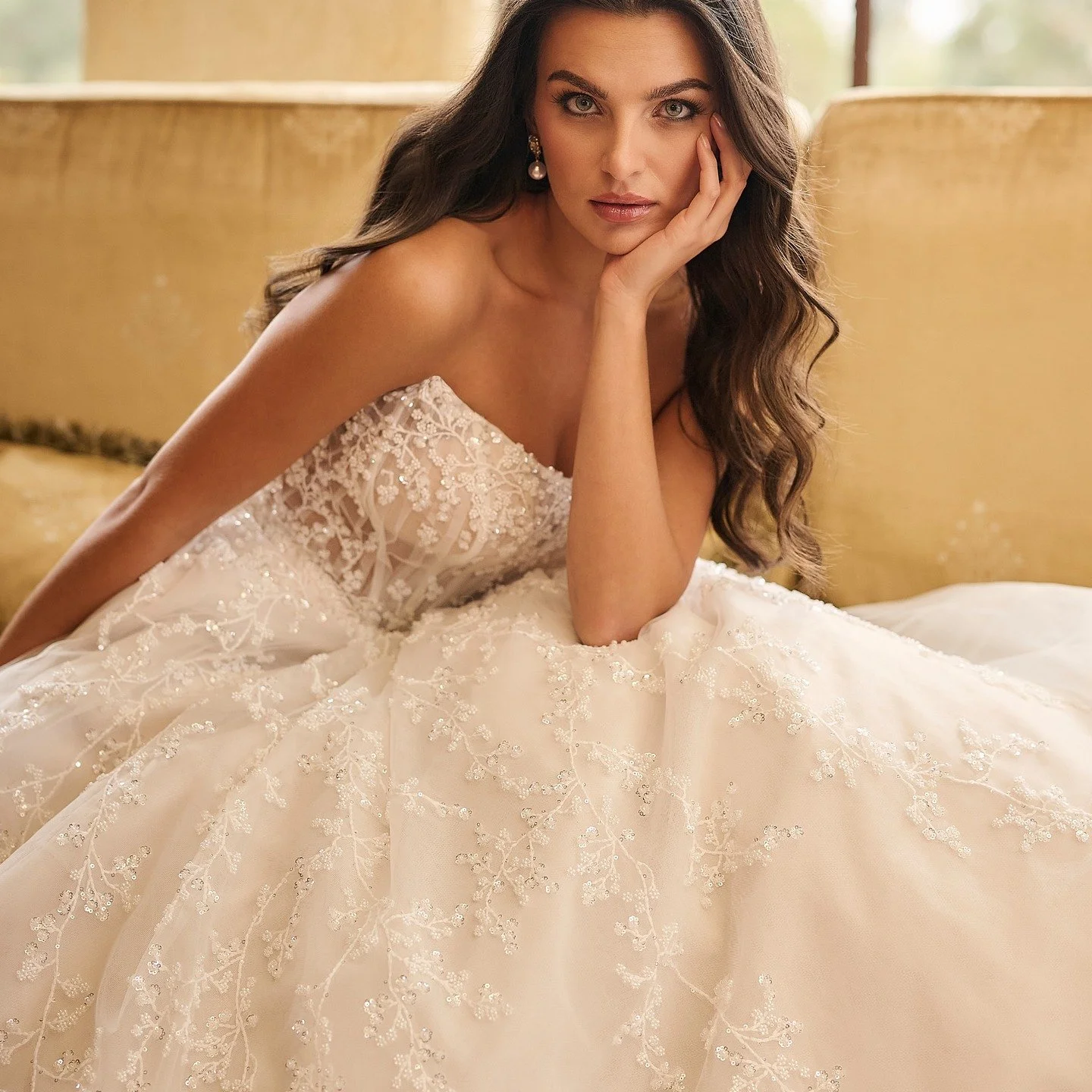 Not just a dress&hellip; a moment ✨

She doesn&rsquo;t walk into a room&mdash;she transforms it.
Soft lace, effortless elegance, and that quiet confidence that says everything without a word.

For the bride who isn&rsquo;t chasing trends&mdash;
she i