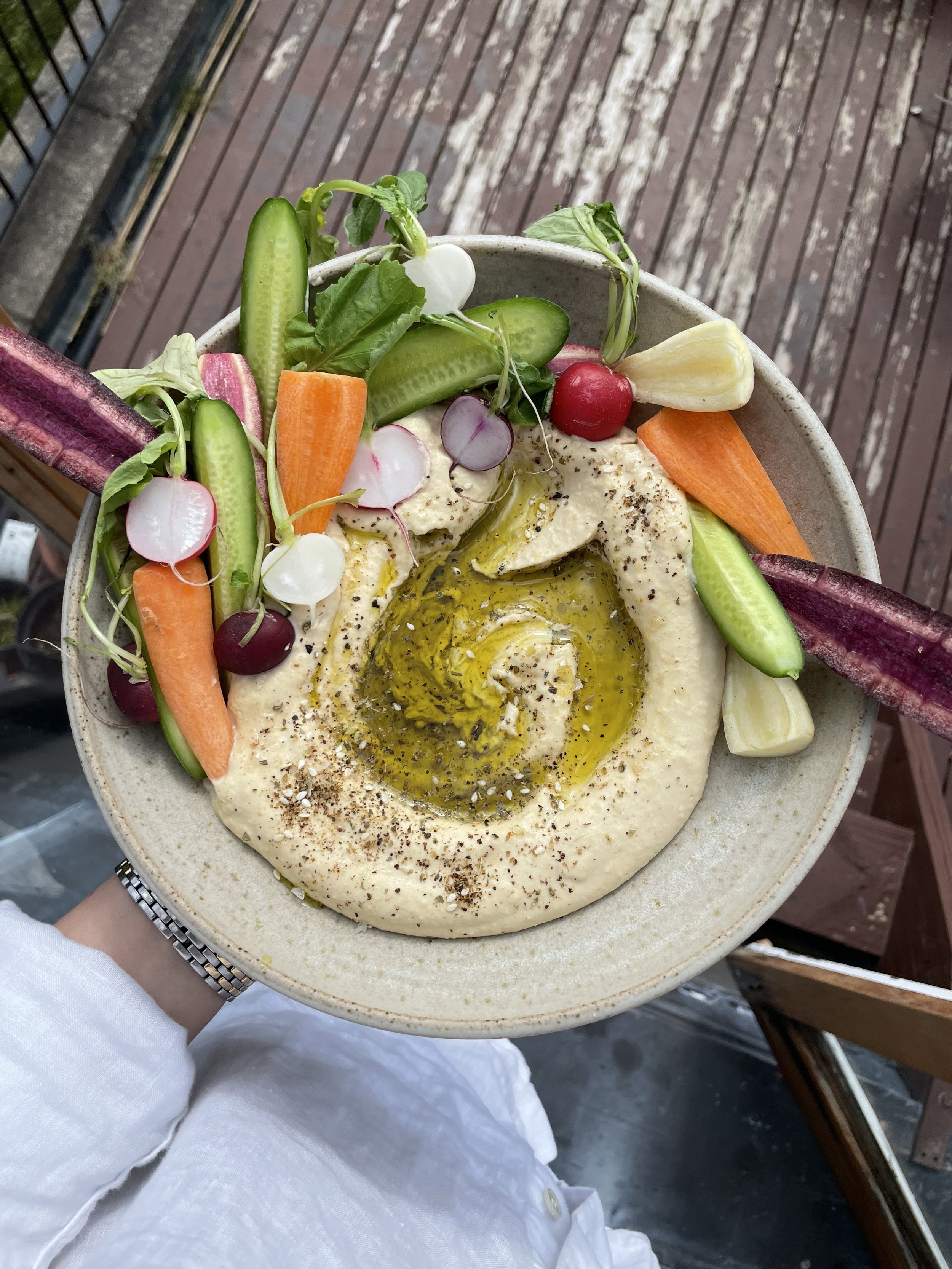Silky hummus