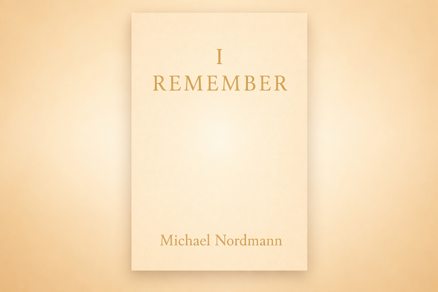 I REMEMBER (PDF Edition)