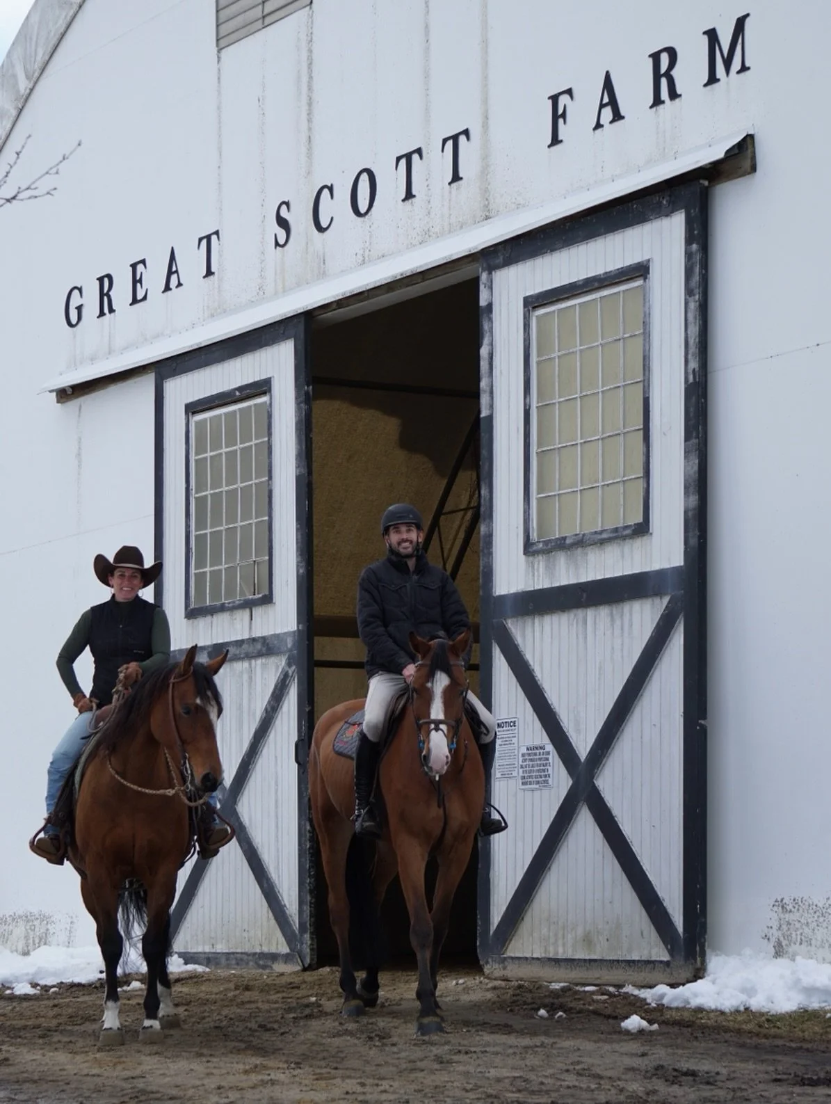 So excited to welcome Great Scott Farm to Cavalera Sport! 🐎

Lindsay and Connor Langan run two programs under one roof&mdash;ranch riding and western lessons with Lindsay, and hunter/jumper training with Connor.

We can&rsquo;t wait to help them sho