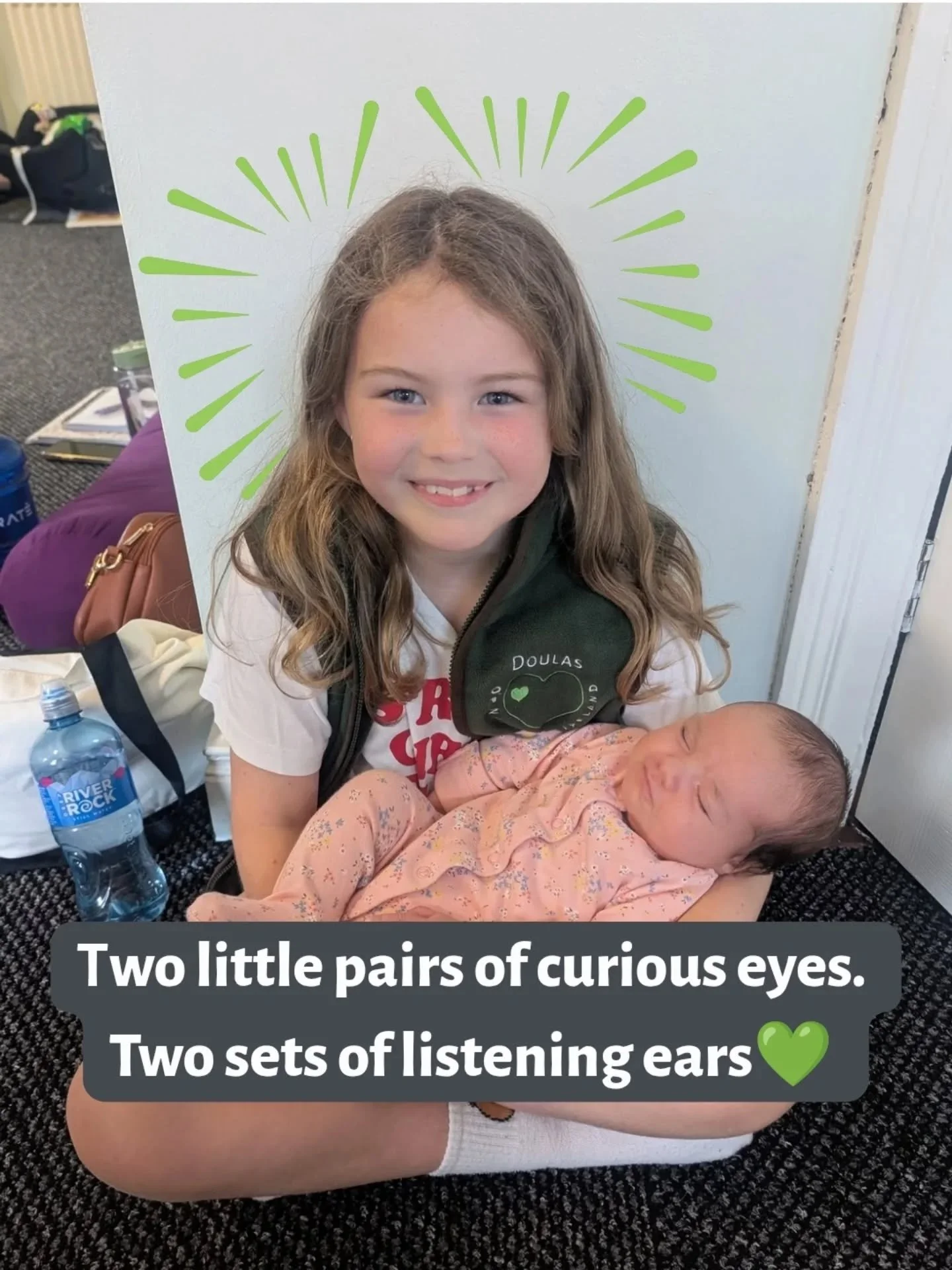 💚THE DINKY DOULAS💚

During our recent gathering, these special little ladies sat in on doula training &mdash; soaking in words, stories, and the sacred work of supporting women.

They may have been sleeping, coloring or snuggling in the background,