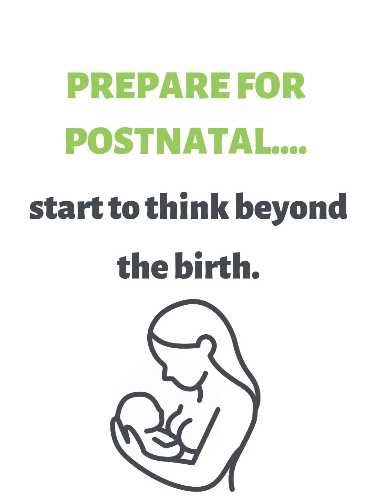 POSTNATAL MATTERS!

So many women spend pregnancy thinking about birth- the preferences, the discomfort, the logistics, the moment everything changes. But we don't talk enough about what comes after - the early postnatal hours, days and weeks. 

Post