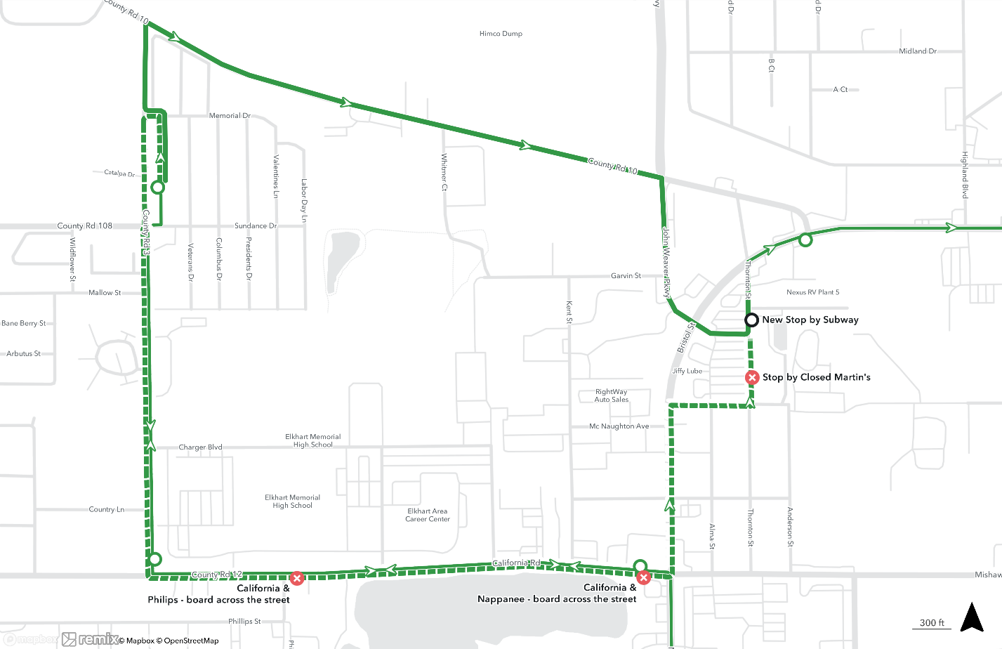 Minor Green Line Northwest Loop Service Change for a Faster, More Reliable Journey and New Transit Service Along CR 10 Begins Today