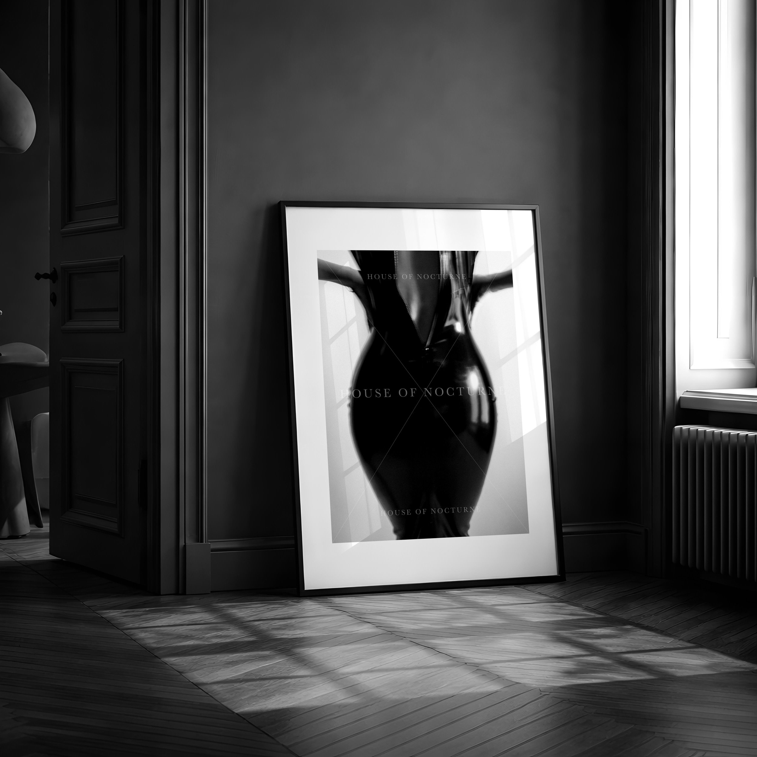 Latex Curves Original Fine Art Print