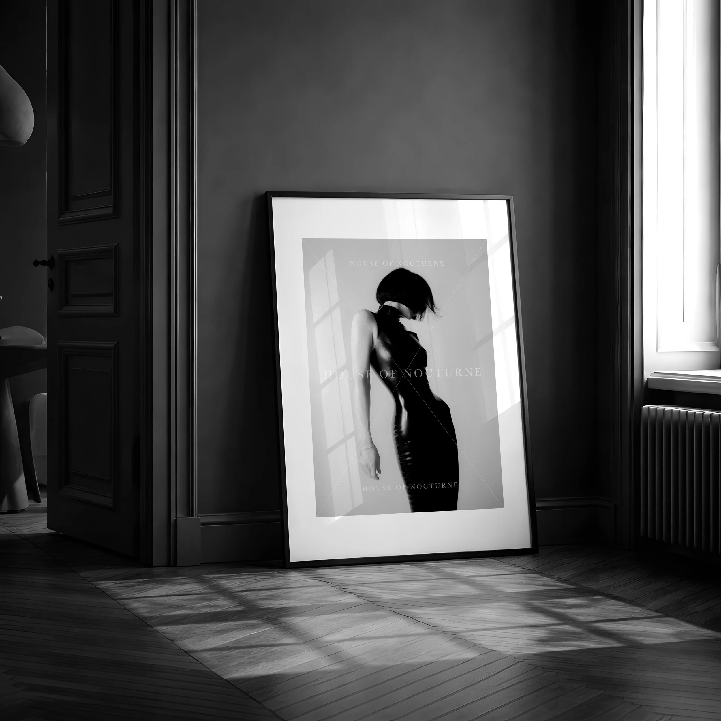 Latex Dress Original Fine Art Print