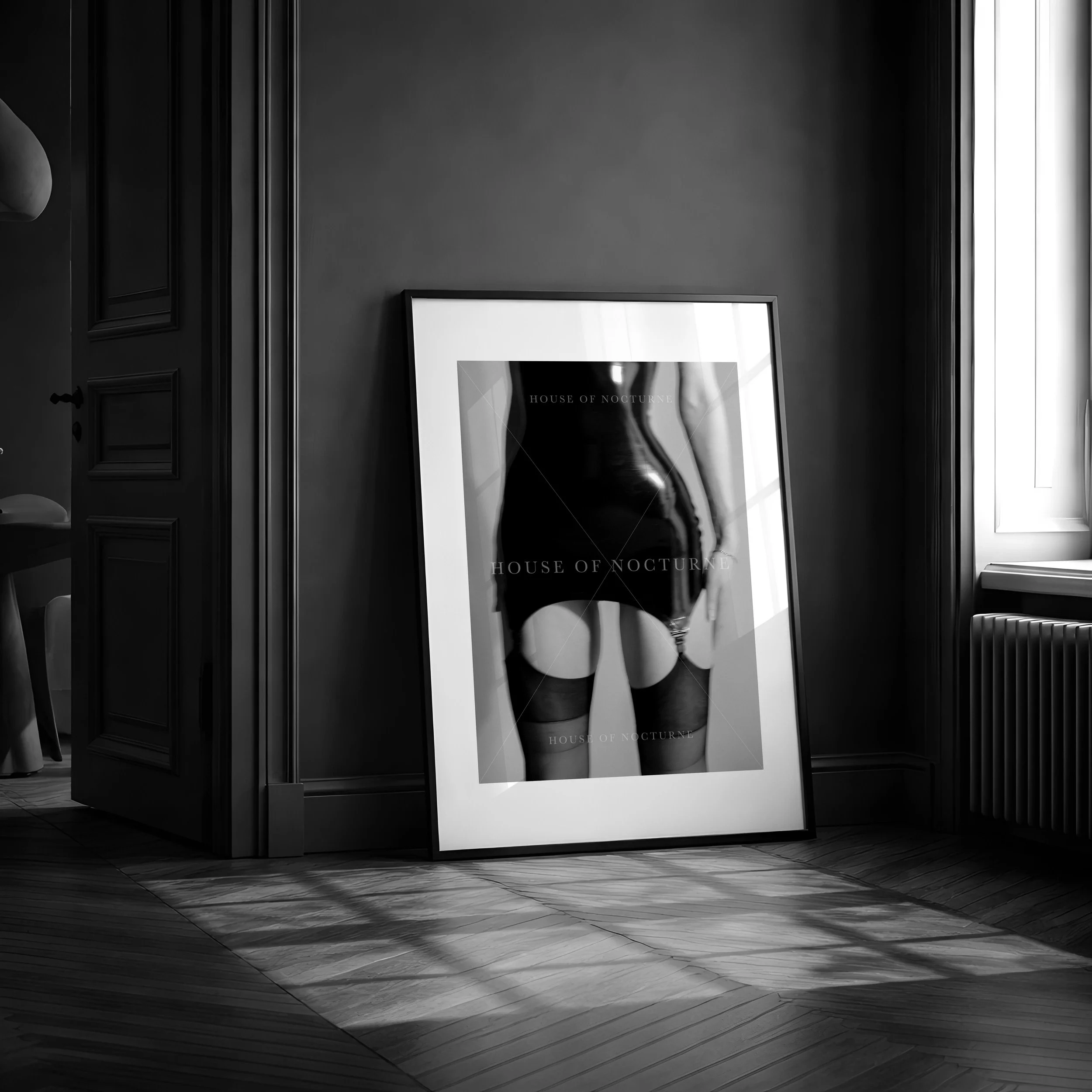 Latex and Stockings #3 Original Fine Art Print