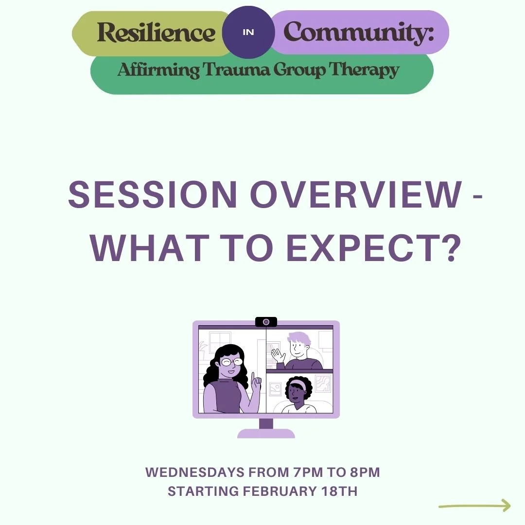 What is Resilience in Community really about?

This group is designed with resilience, community and trauma in mind. We will discuss and do activities about:
- trauma responses
- triggers
- the nervous system
- inner child healing
- regulating emotio