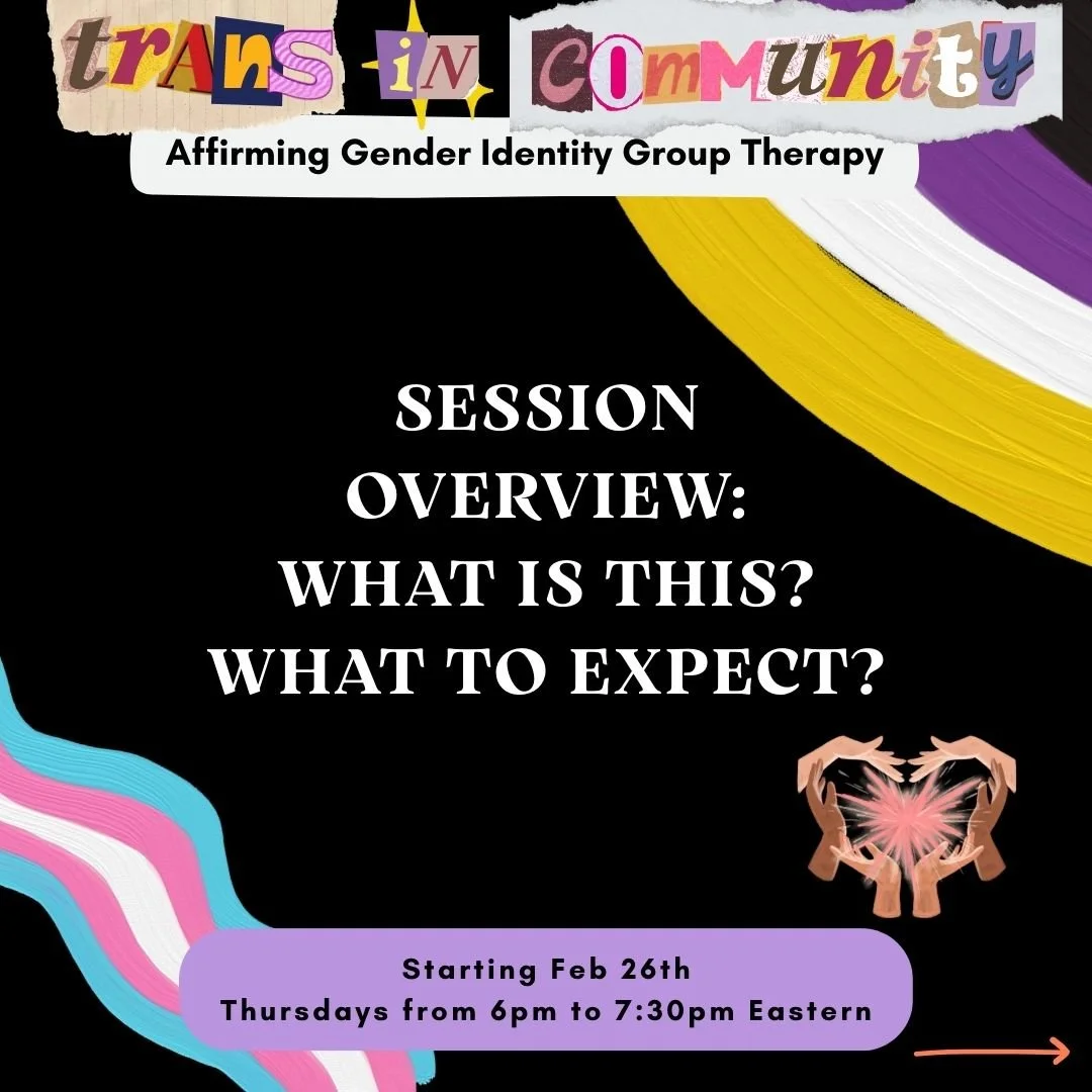 What is Trans in Community really about? 

This group is designed with gender diversity, community and connection in mind. This group is meant for trans, non-binary, 2-spirit and all gender non-conforming and gender diverse folks. We will discuss and