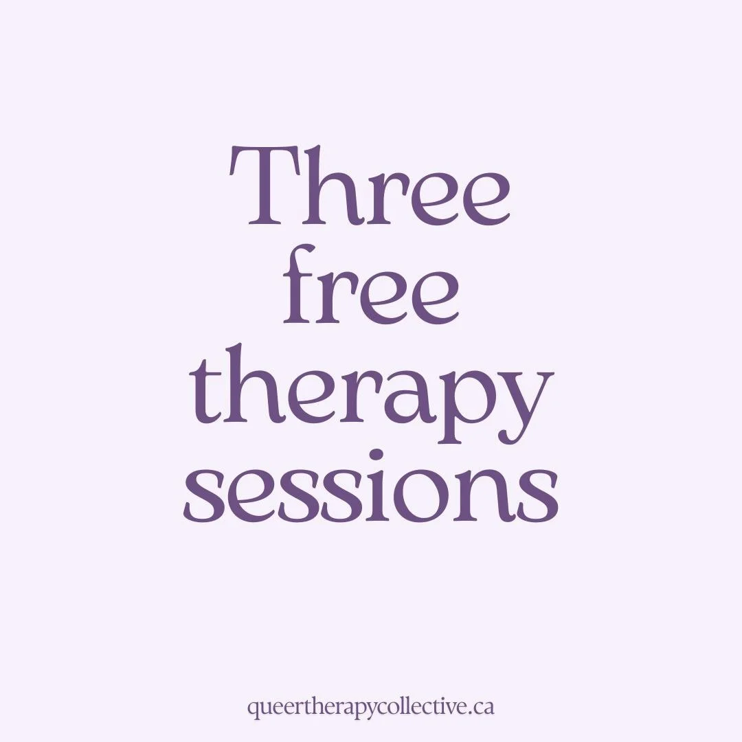 If you&rsquo;ve been wanting to try therapy with a 2SLGBTQIA+ therapist who understands you, we have two that are offering three free sessions! Alexis and Alex T both offer free 20-minute consults so you can get to know them both a little better befo
