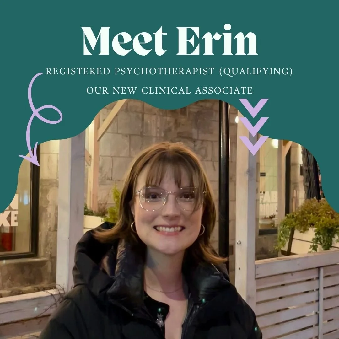 Erin is joining our team as a Clinical Associate!

She did her practicum with us as a Student Therapist, but with all her hours completed for practicum and her registration from the College of Registered Psychotherapists completed, she is ready to go