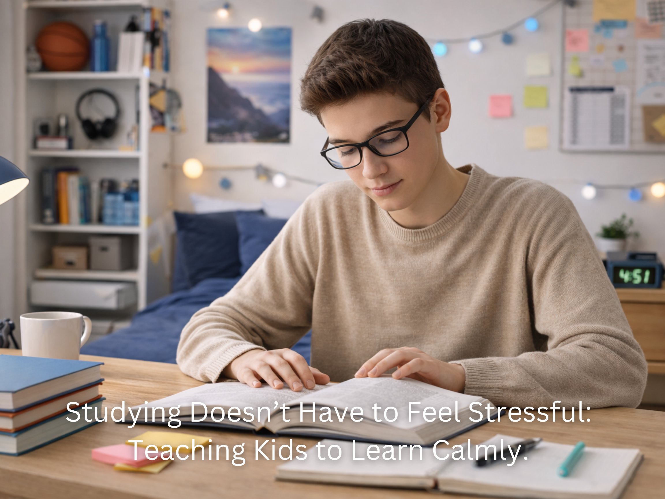 Studying Doesn't Have to Feel Stressful: Teaching Kids to Learn Calmly.