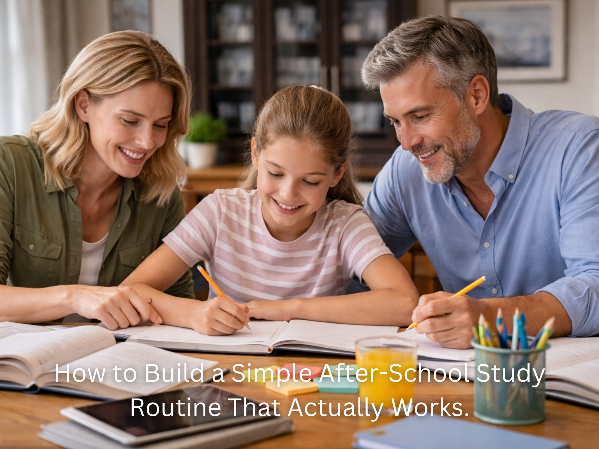 How to Build a Simple After-School Study Routine That Actually Works