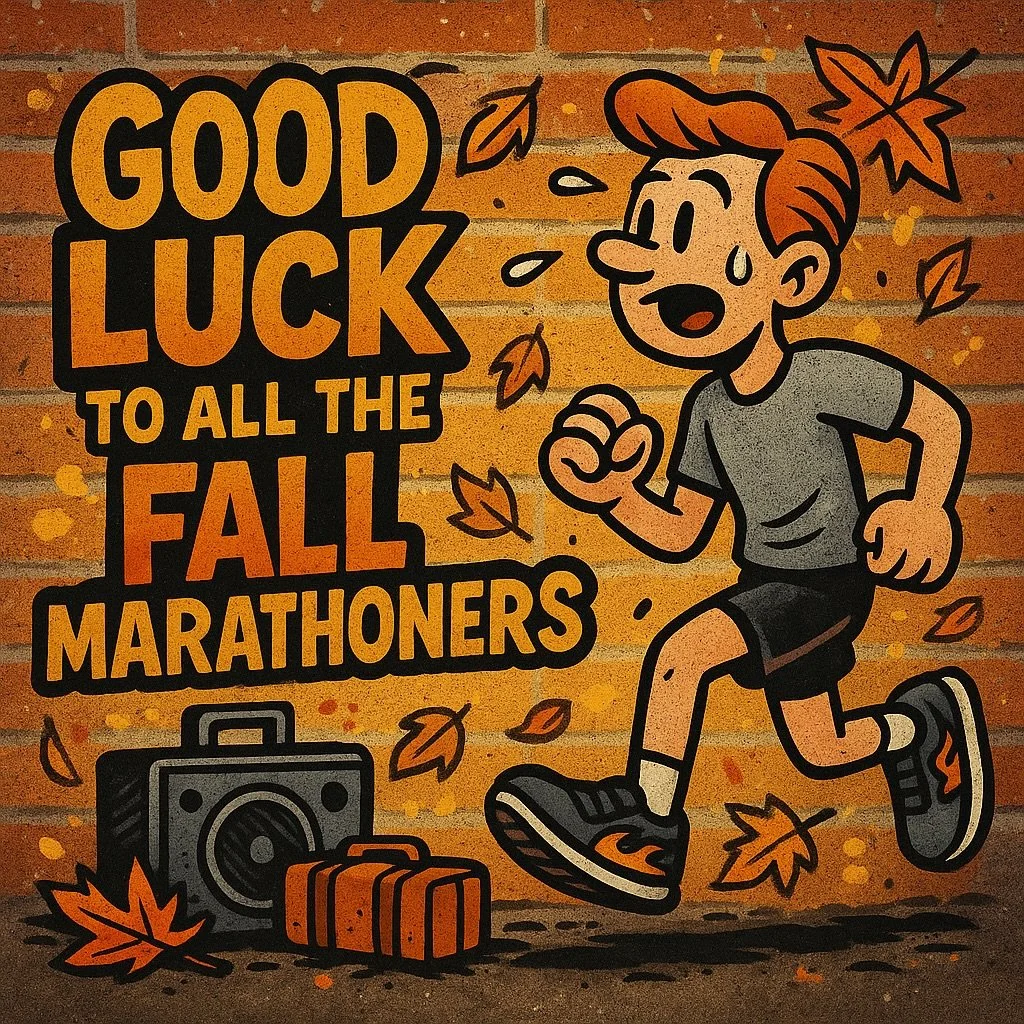 Good luck to all those running the @chimarathon this weekend, and to all those entering the taper for the @nycmarathon! As well as all the other amazing fall races coming up!!

Trust yourself, trust your training, run with a smile! Now lace up and pr