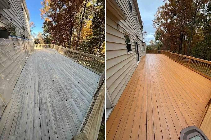 Deck Cleaning and Staining