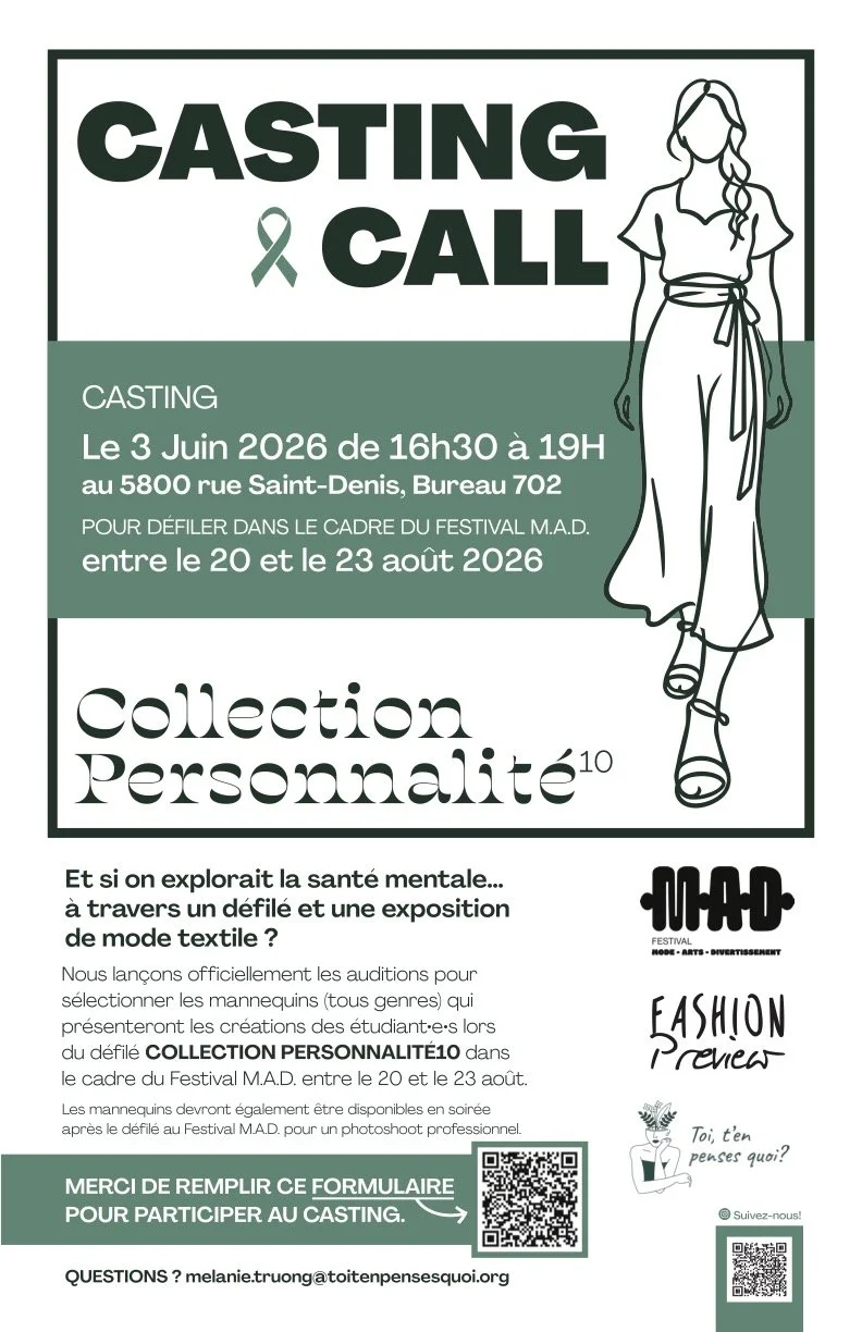 Casting de mannequins