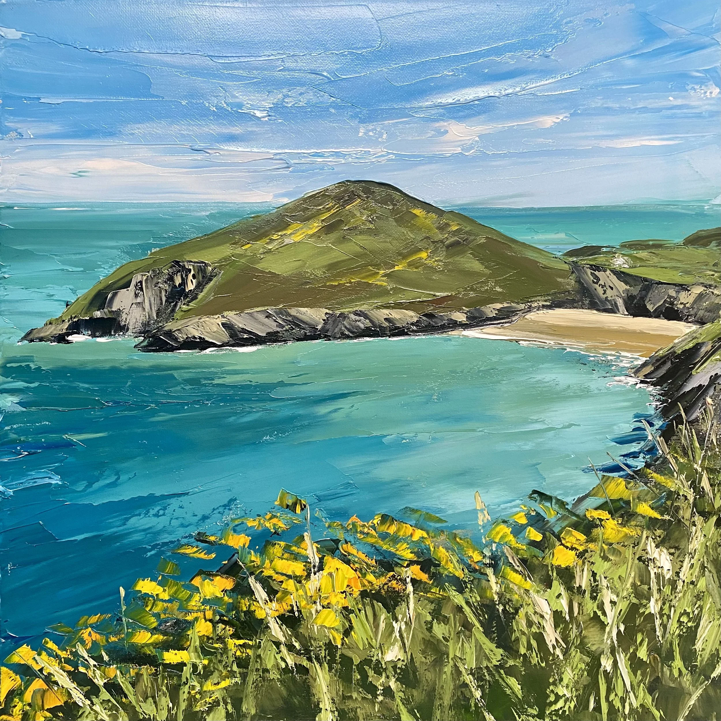 Gorse, Walking to Mwnt