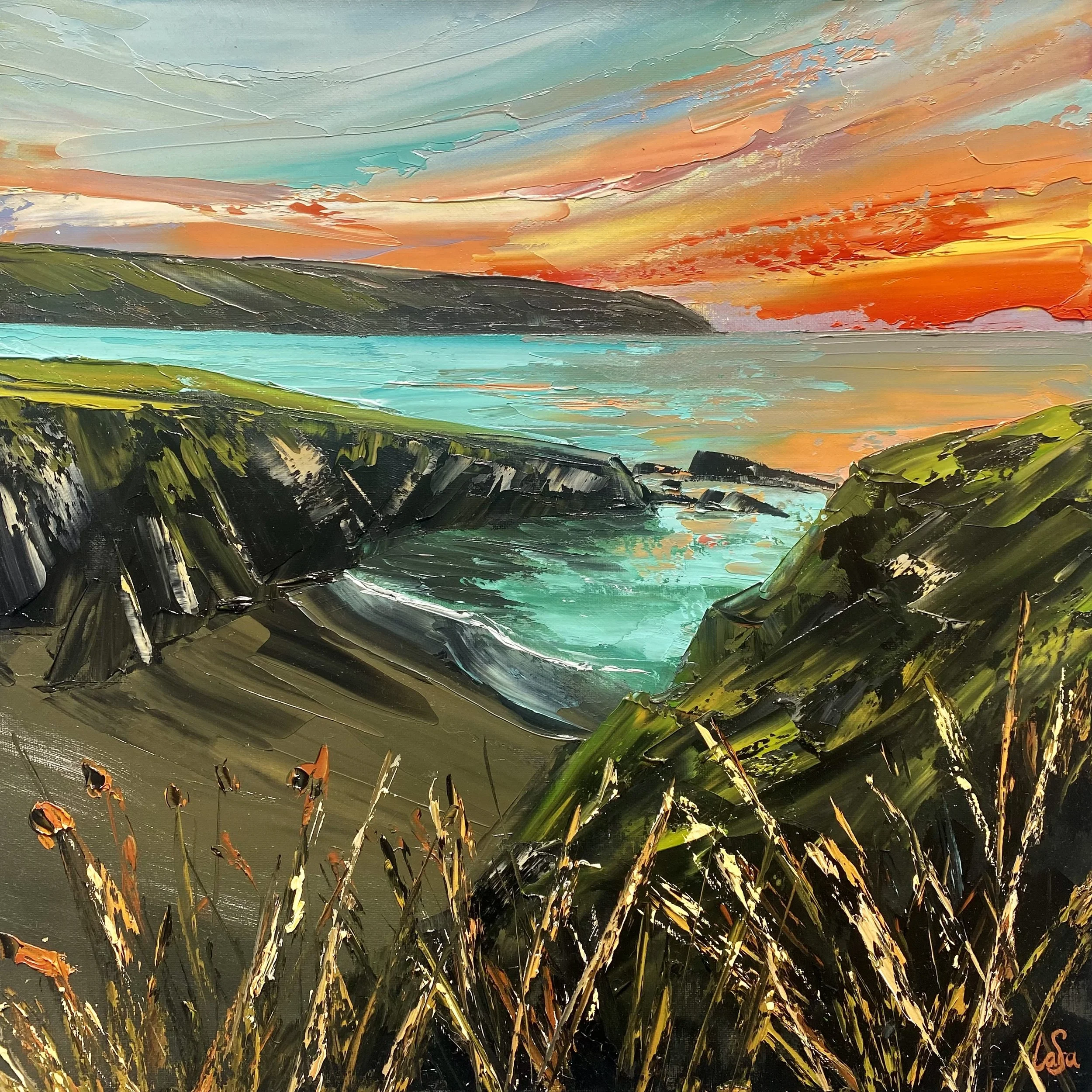 Sunset Over Cemaes Head