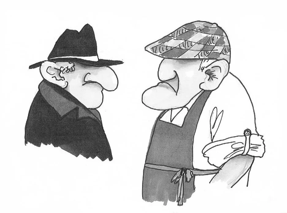 Morris and Ken - from The Scarecrow Scandal by Inky Paige
