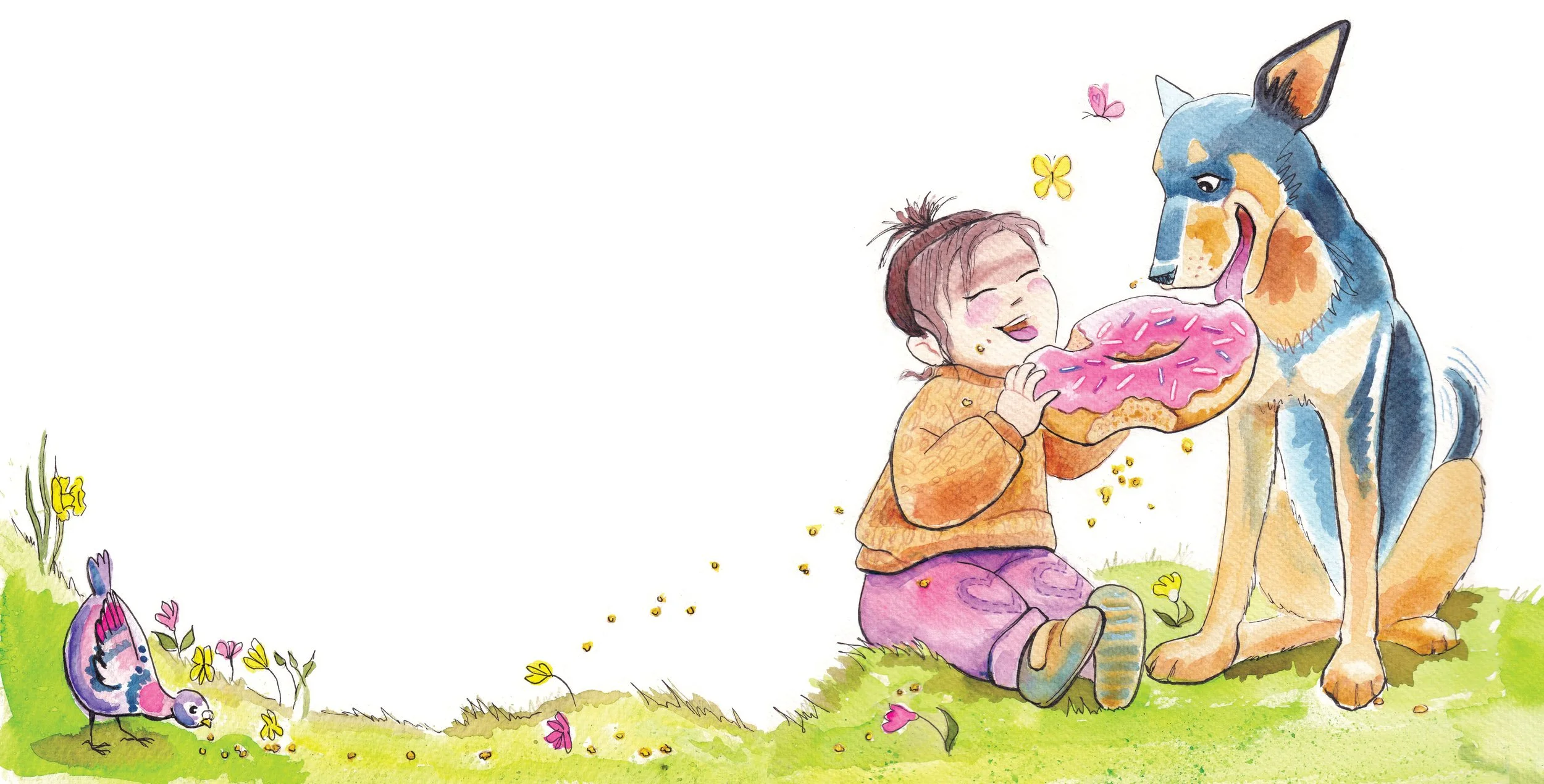 Sharing a 'light' snack