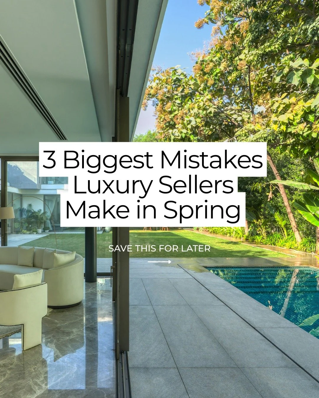 These 3 spring selling mistakes could cost Marin luxury homeowners thousands. 

The good news? They&rsquo;re all avoidable with the right guidance.

If you&rsquo;re considering selling this spring, I&rsquo;m always happy to share insights on what buy